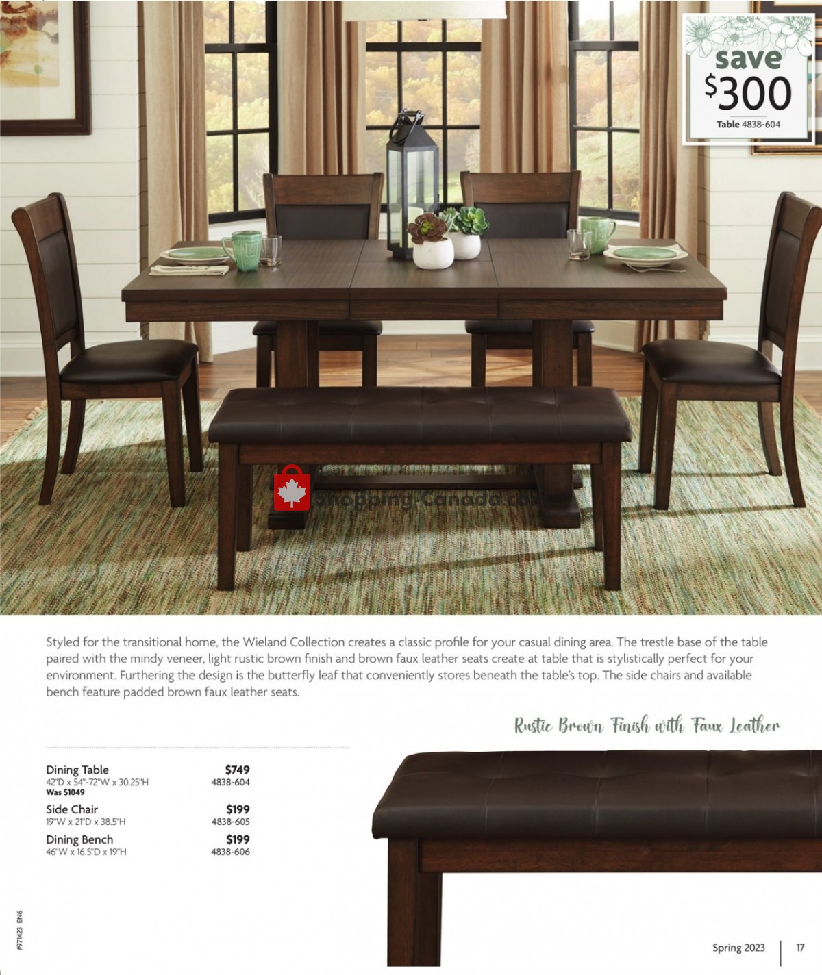 Home Furniture flyer from Thursday April 6, 2023 to Sunday April 30, 2023 - page 17
