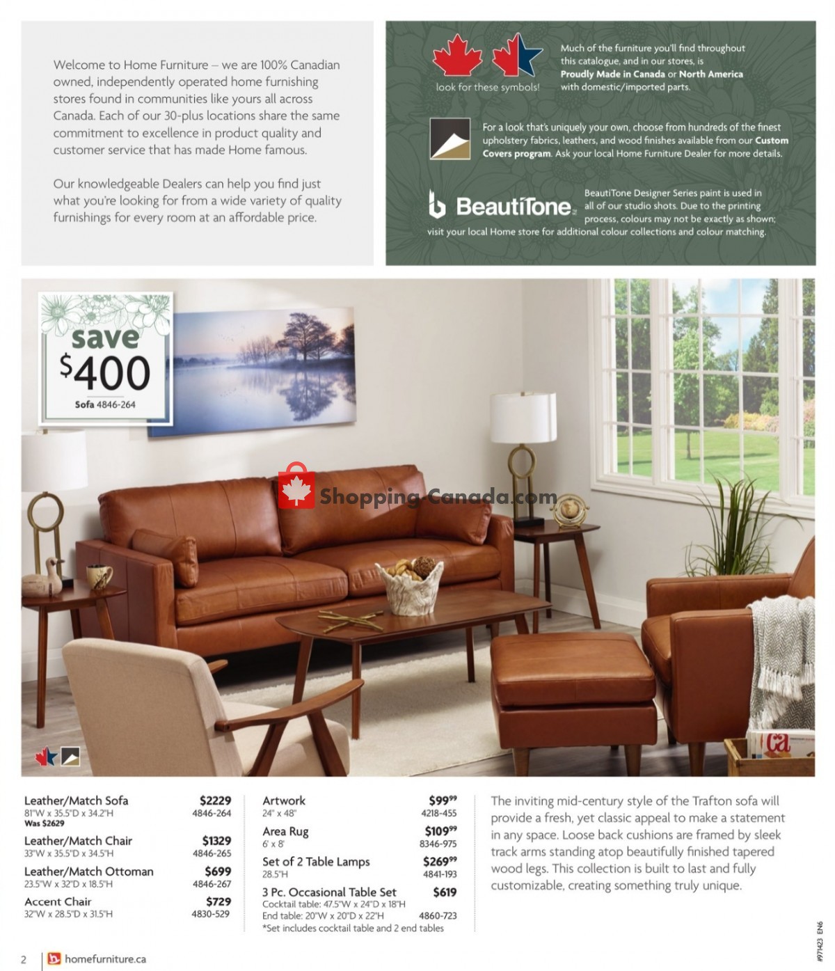 Home Furniture flyer from Thursday April 6, 2023 to Sunday April 30, 2023 - page 2