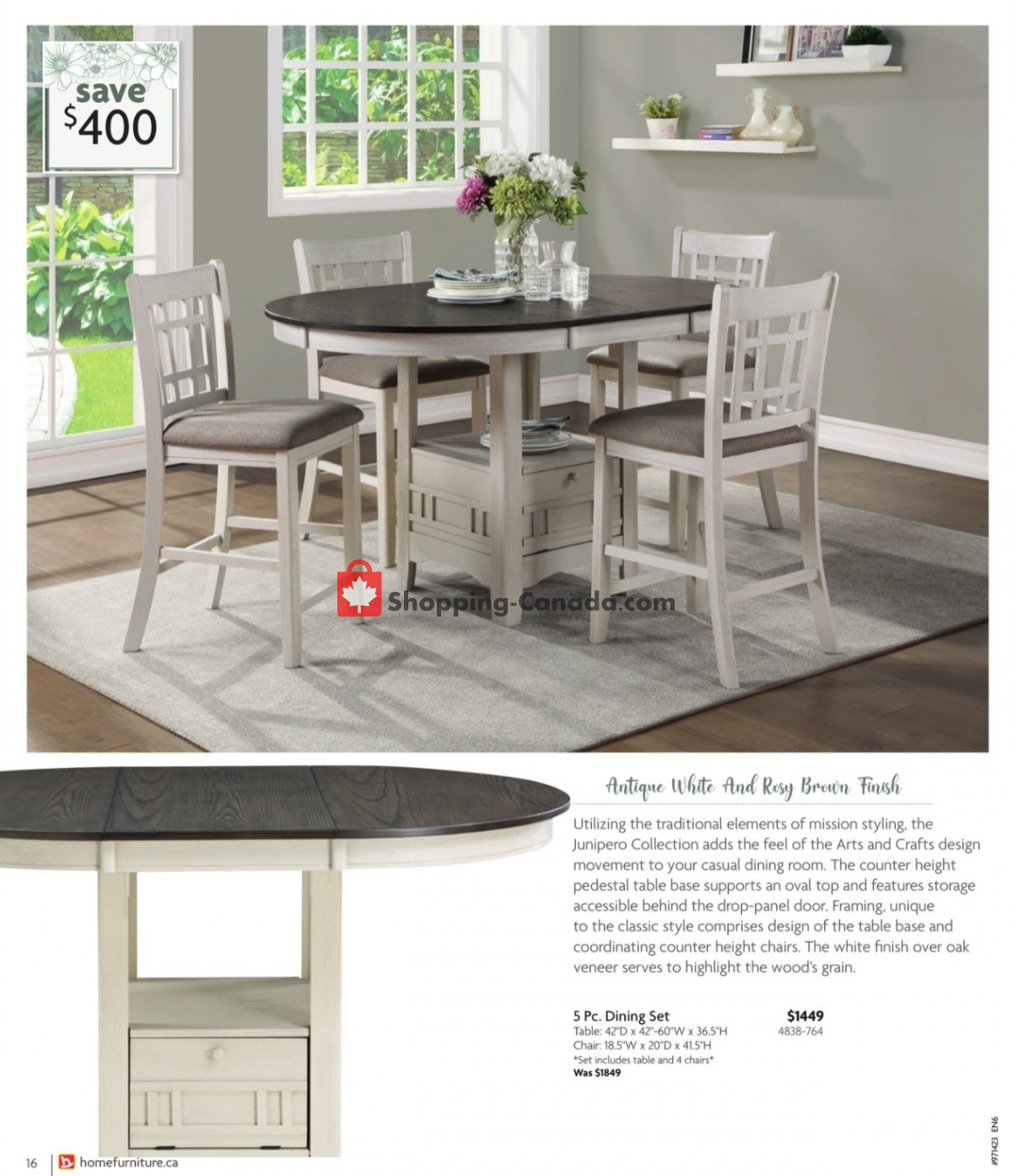 Home Furniture flyer from Thursday April 6, 2023 to Sunday April 30, 2023 - page 16