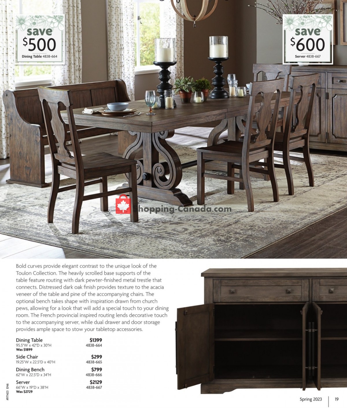 Home Furniture flyer from Thursday April 6, 2023 to Sunday April 30, 2023 - page 19