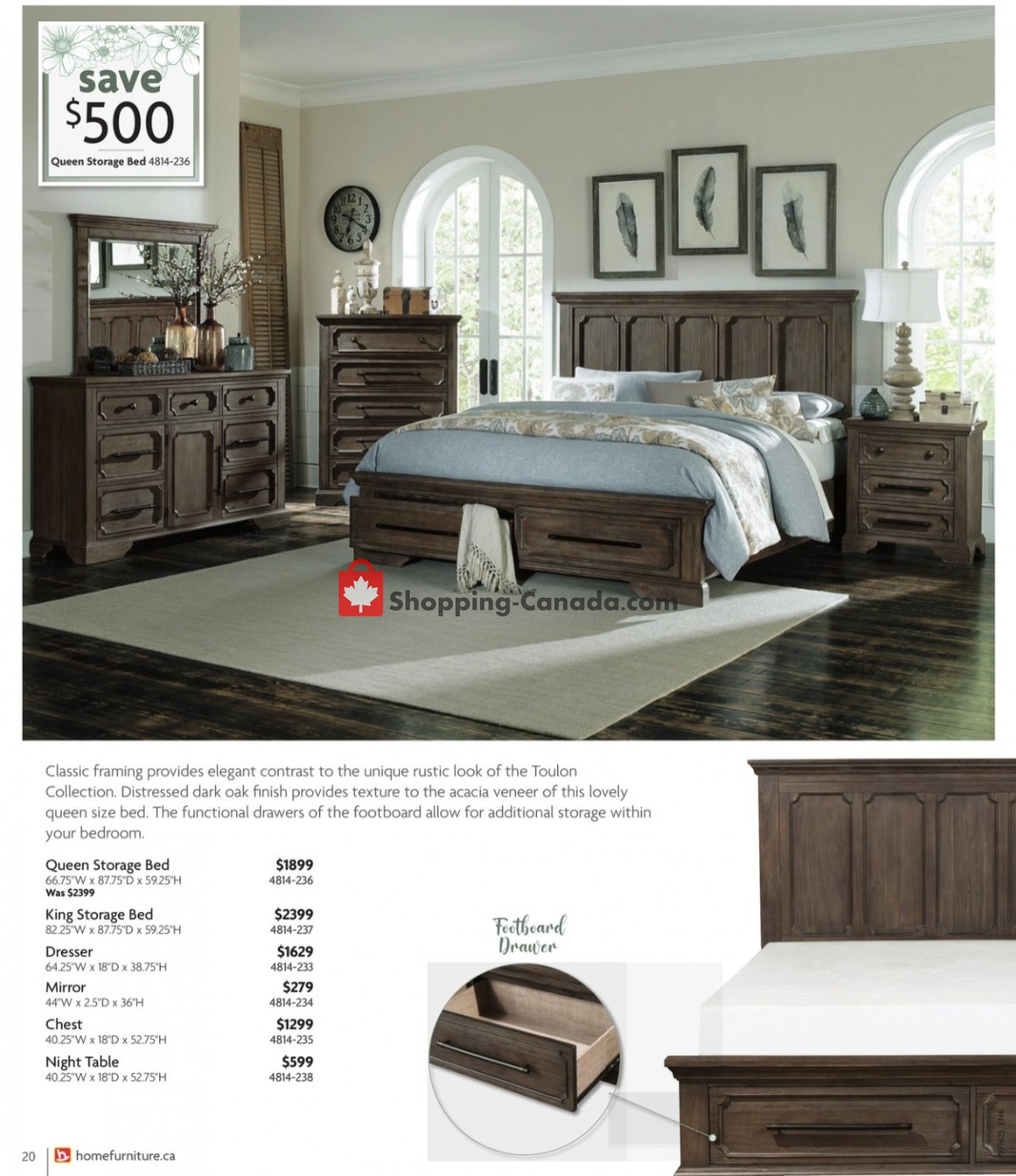 Home Furniture flyer from Thursday April 6, 2023 to Sunday April 30, 2023 - page 20