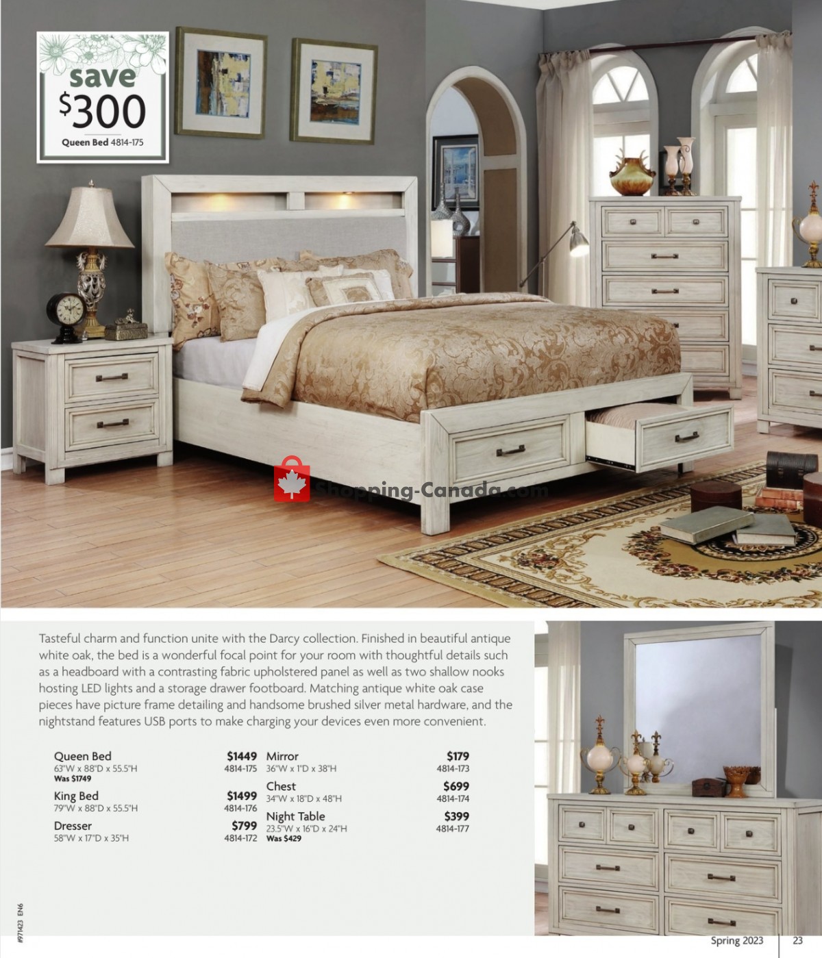 Home Furniture flyer from Thursday April 6, 2023 to Sunday April 30, 2023 - page 23