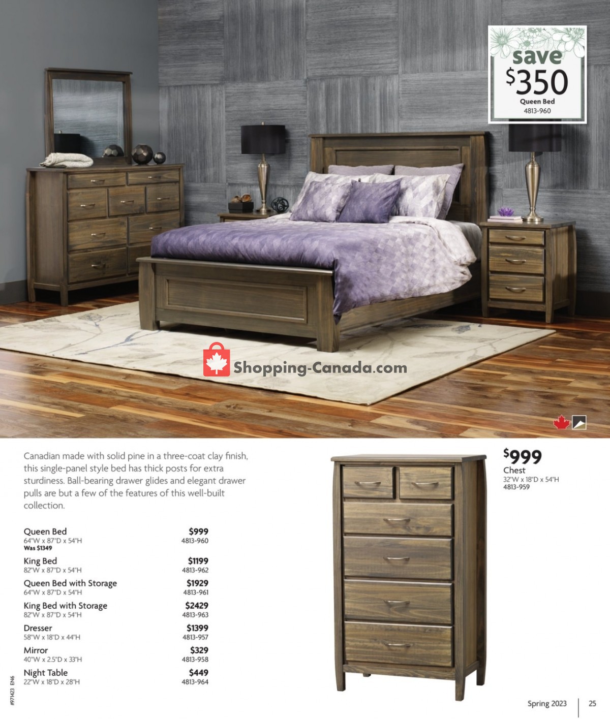 Home Furniture flyer from Thursday April 6, 2023 to Sunday April 30, 2023 - page 25