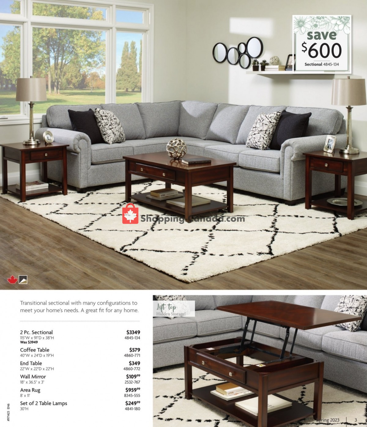 Home Furniture flyer from Thursday April 6, 2023 to Sunday April 30, 2023 - page 3