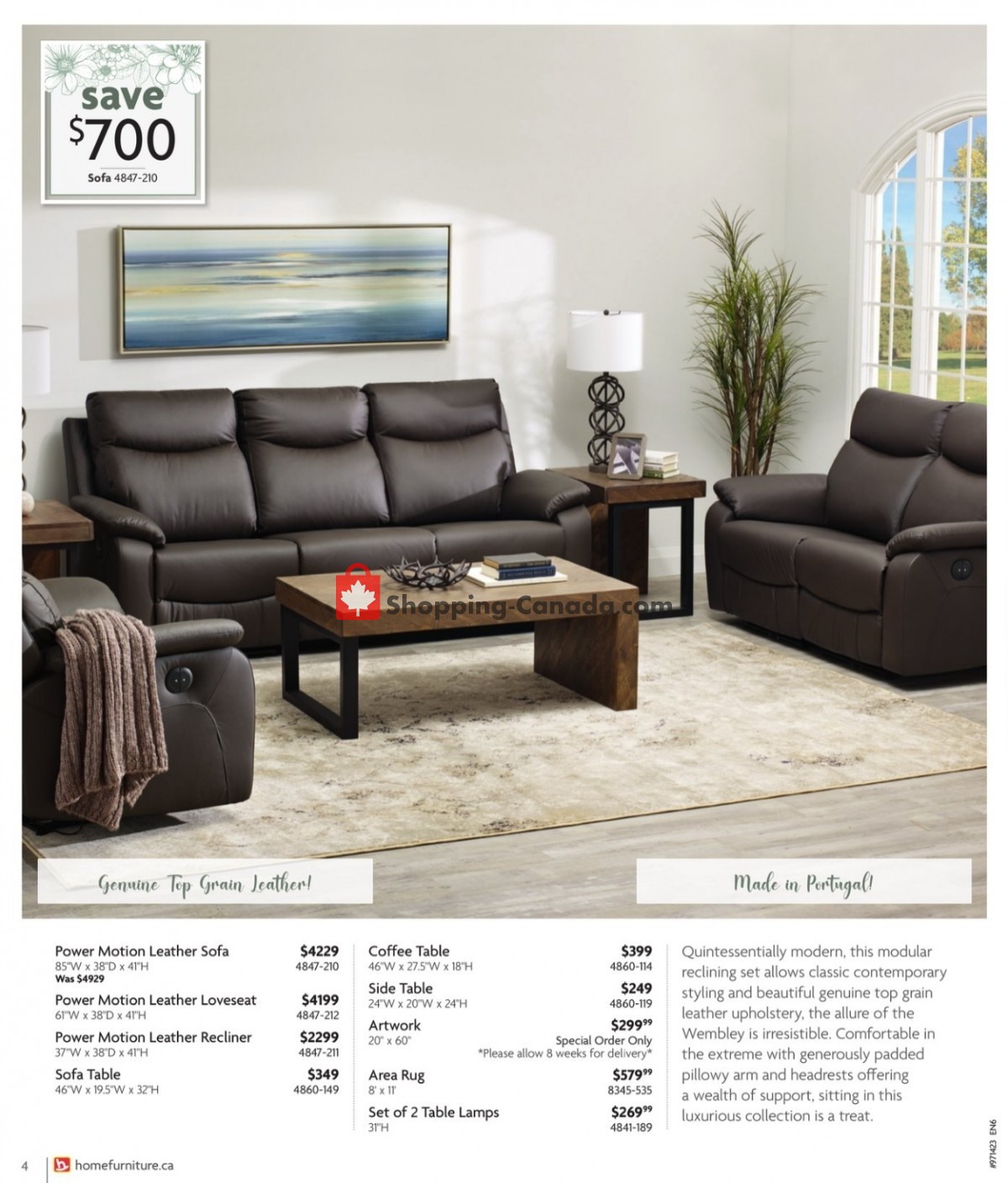 Home Furniture flyer from Thursday April 6, 2023 to Sunday April 30, 2023 - page 4