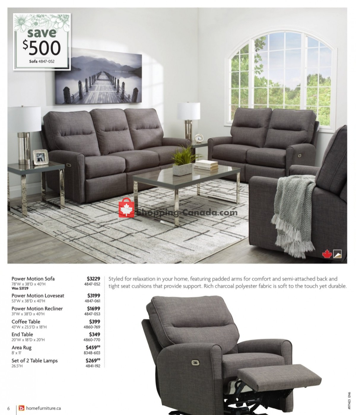 Home Furniture flyer from Thursday April 6, 2023 to Sunday April 30, 2023 - page 6