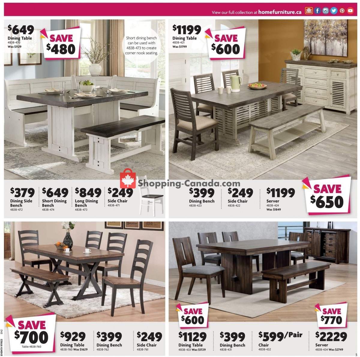 Home Furniture flyer from Thursday May 11, 2023 to Sunday May 21, 2023 - page 5