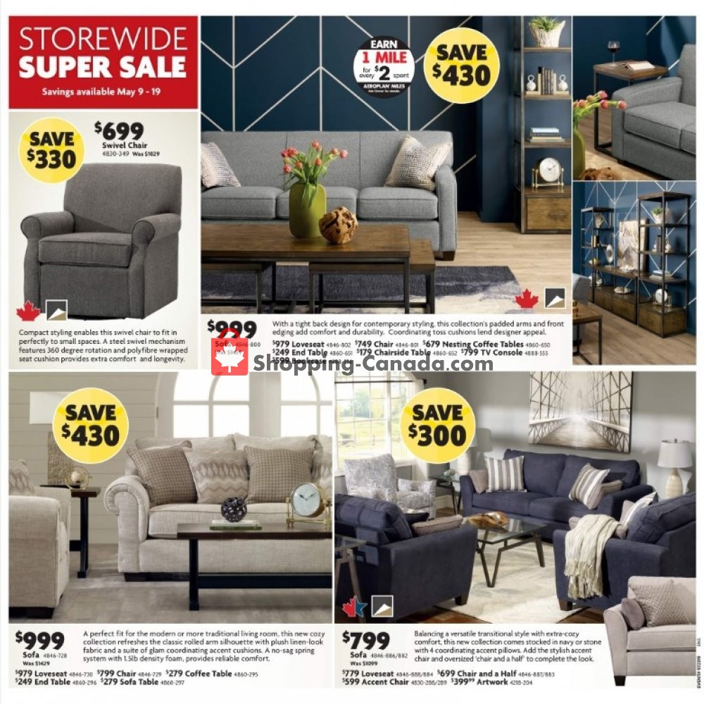 Home Furniture flyer from Thursday May 9, 2019 to Sunday May 19, 2019 - page 2