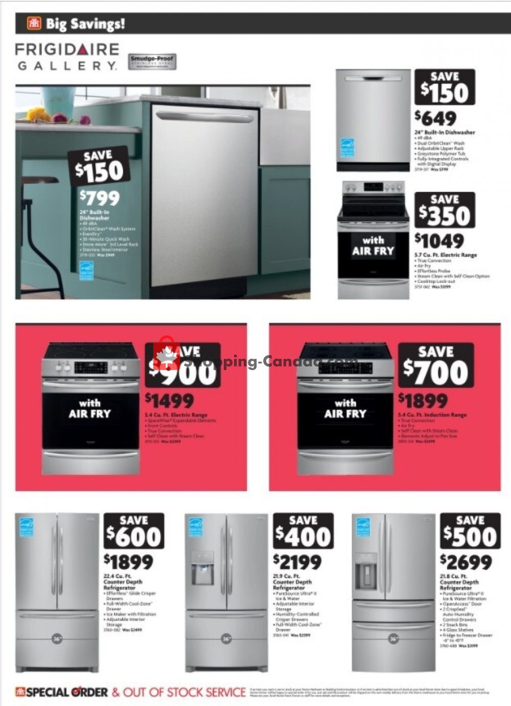 Home Furniture Canada, flyer (The Fall Renovation Event ON