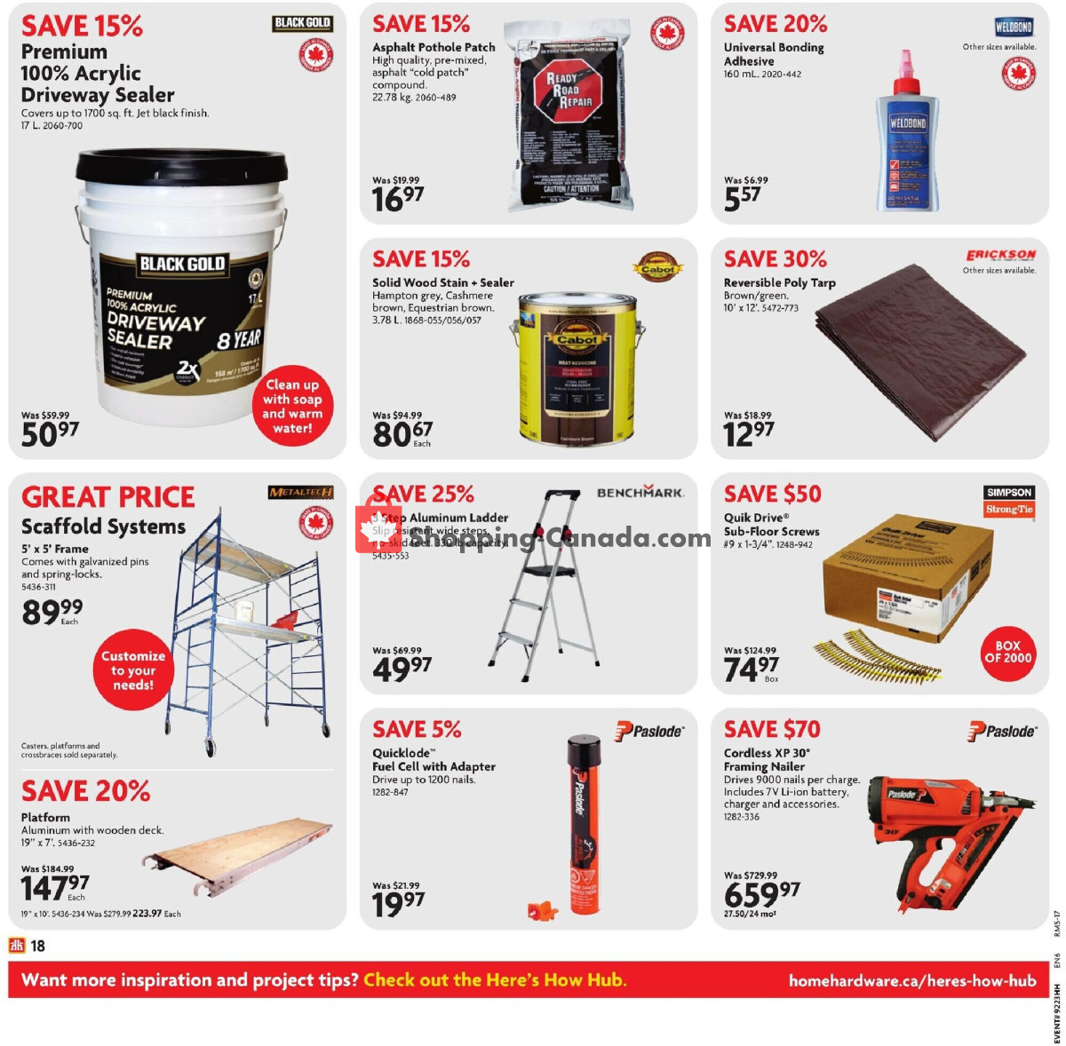 Home Hardware flyer from Thursday June 4, 2026 to Wednesday June 17, 2026 - page 20