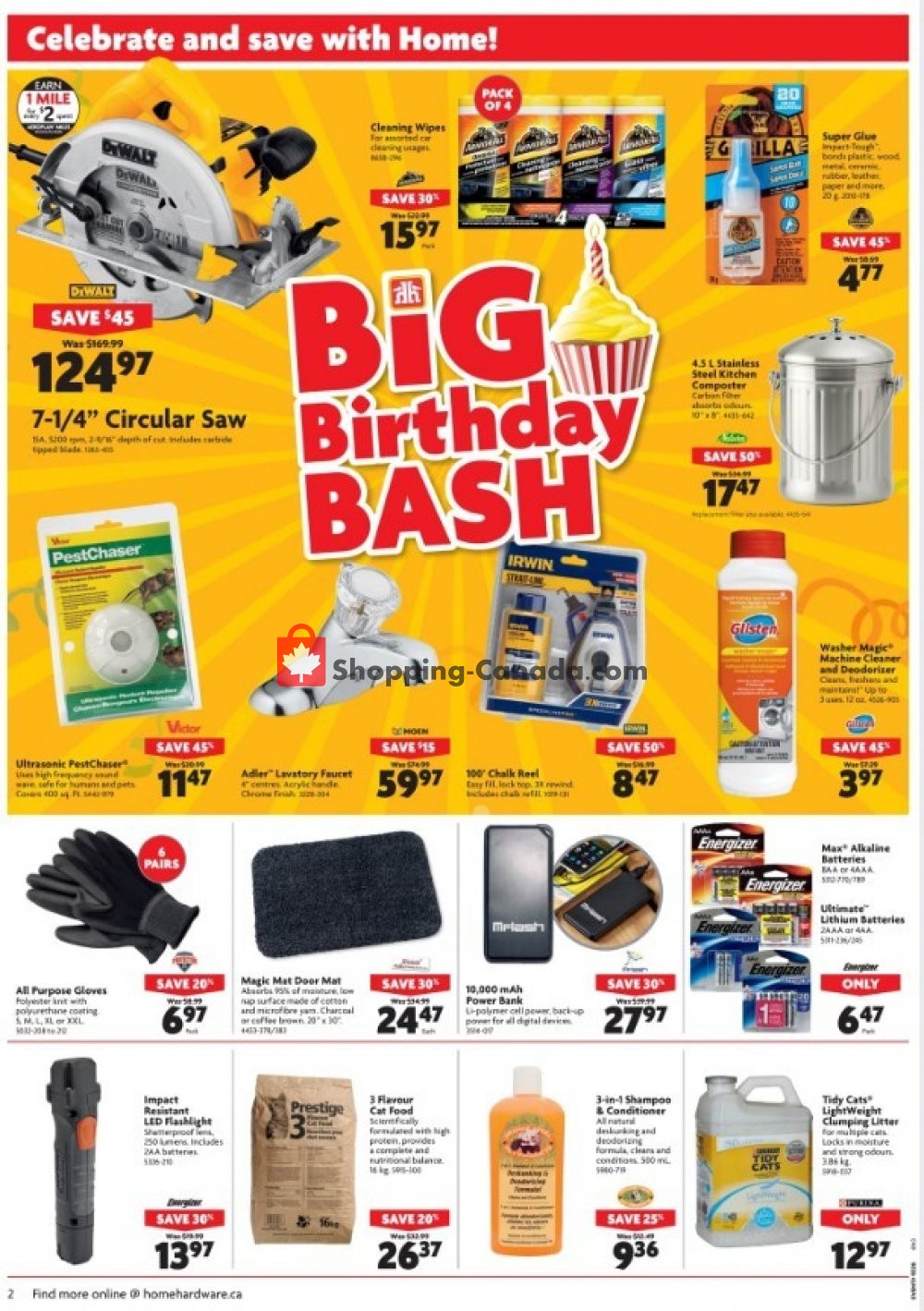Home Hardware flyer from Wednesday October 17, 2018 to Tuesday October 23, 2018 - page 2