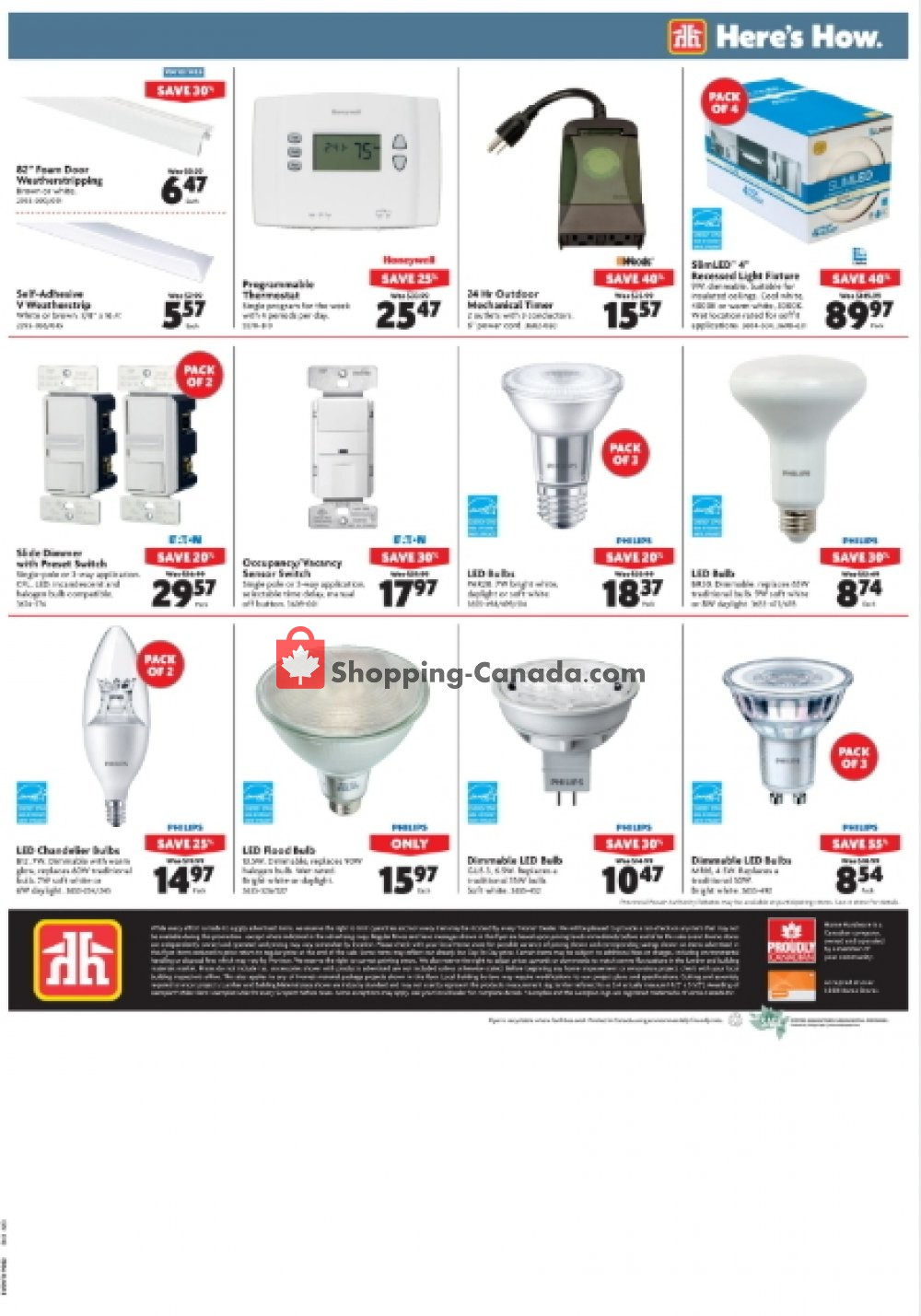 Home Hardware flyer from Wednesday October 3, 2018 to Tuesday October 9, 2018 - page 11