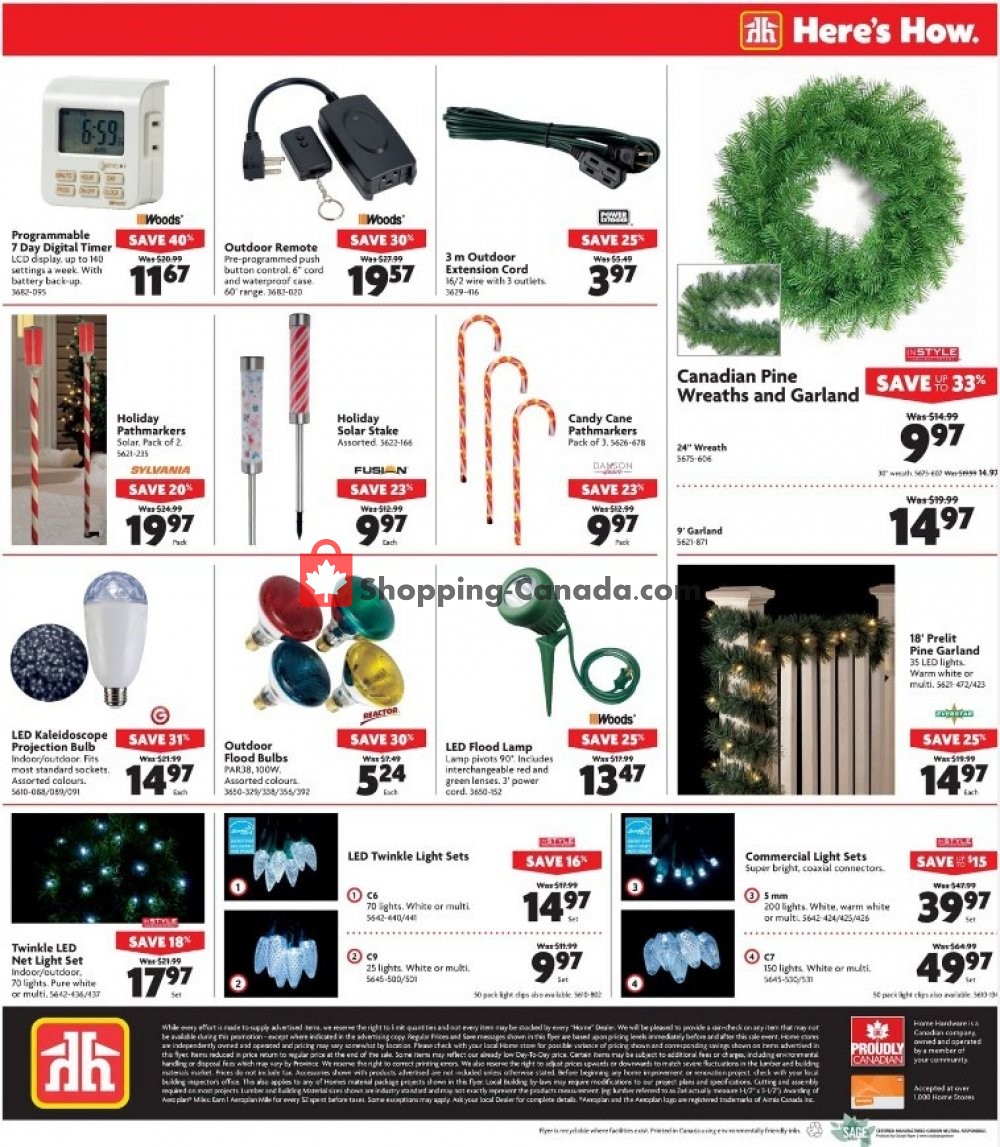 Home Hardware flyer from Wednesday October 24, 2018 to Tuesday October 30, 2018 - page 11