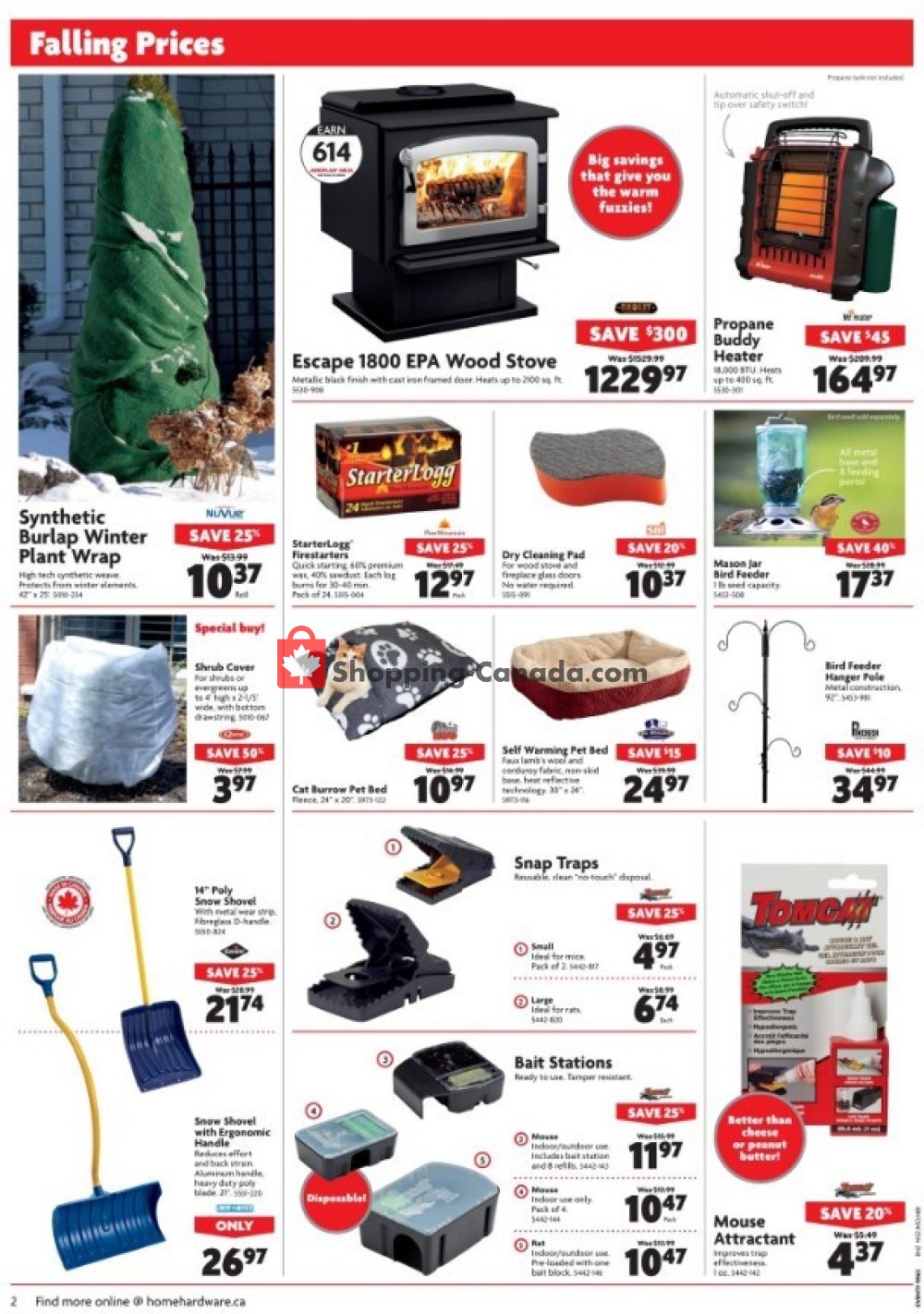 Home Hardware flyer from Wednesday October 24, 2018 to Tuesday October 30, 2018 - page 2