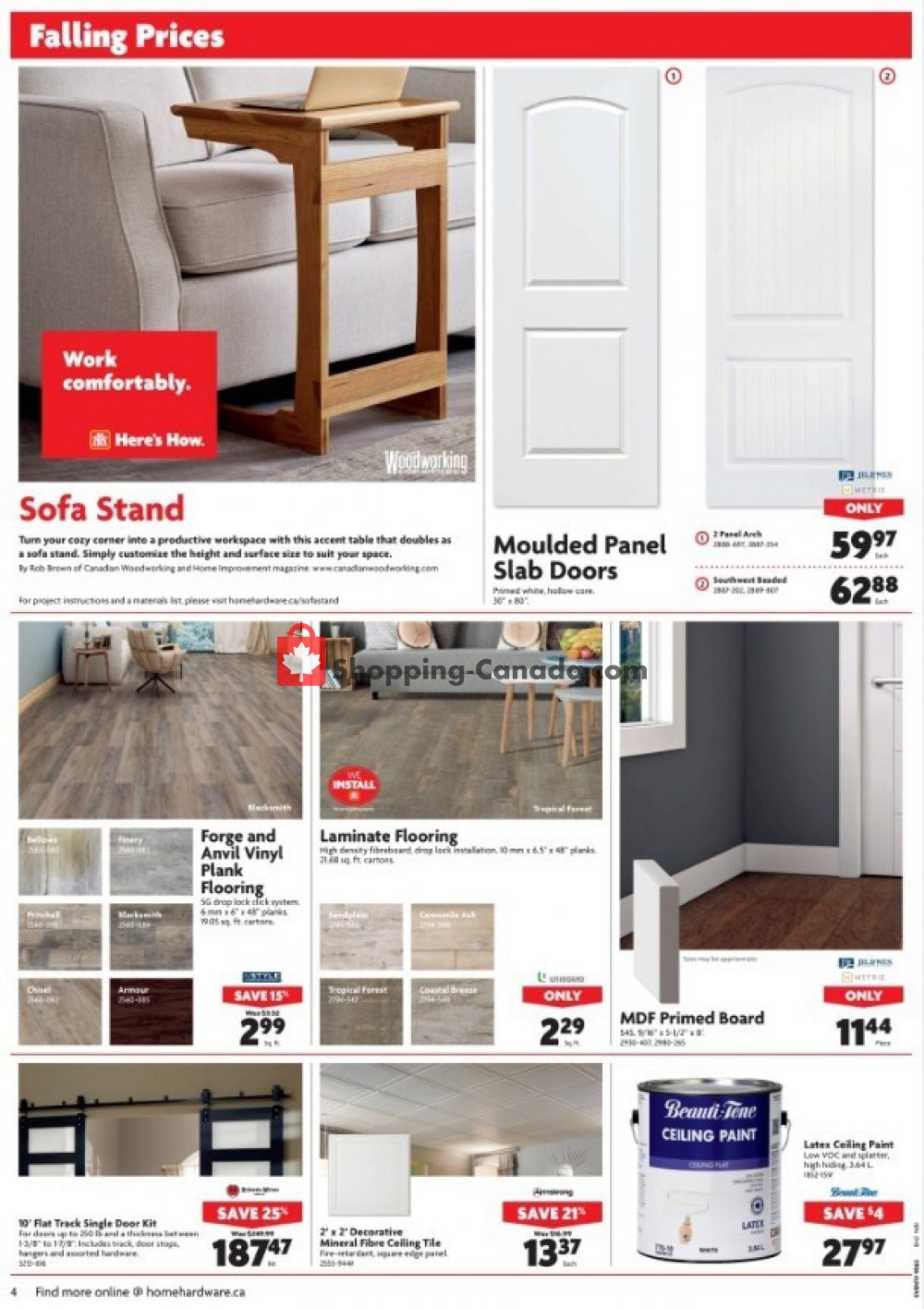 Home Hardware flyer from Wednesday October 24, 2018 to Tuesday October 30, 2018 - page 4