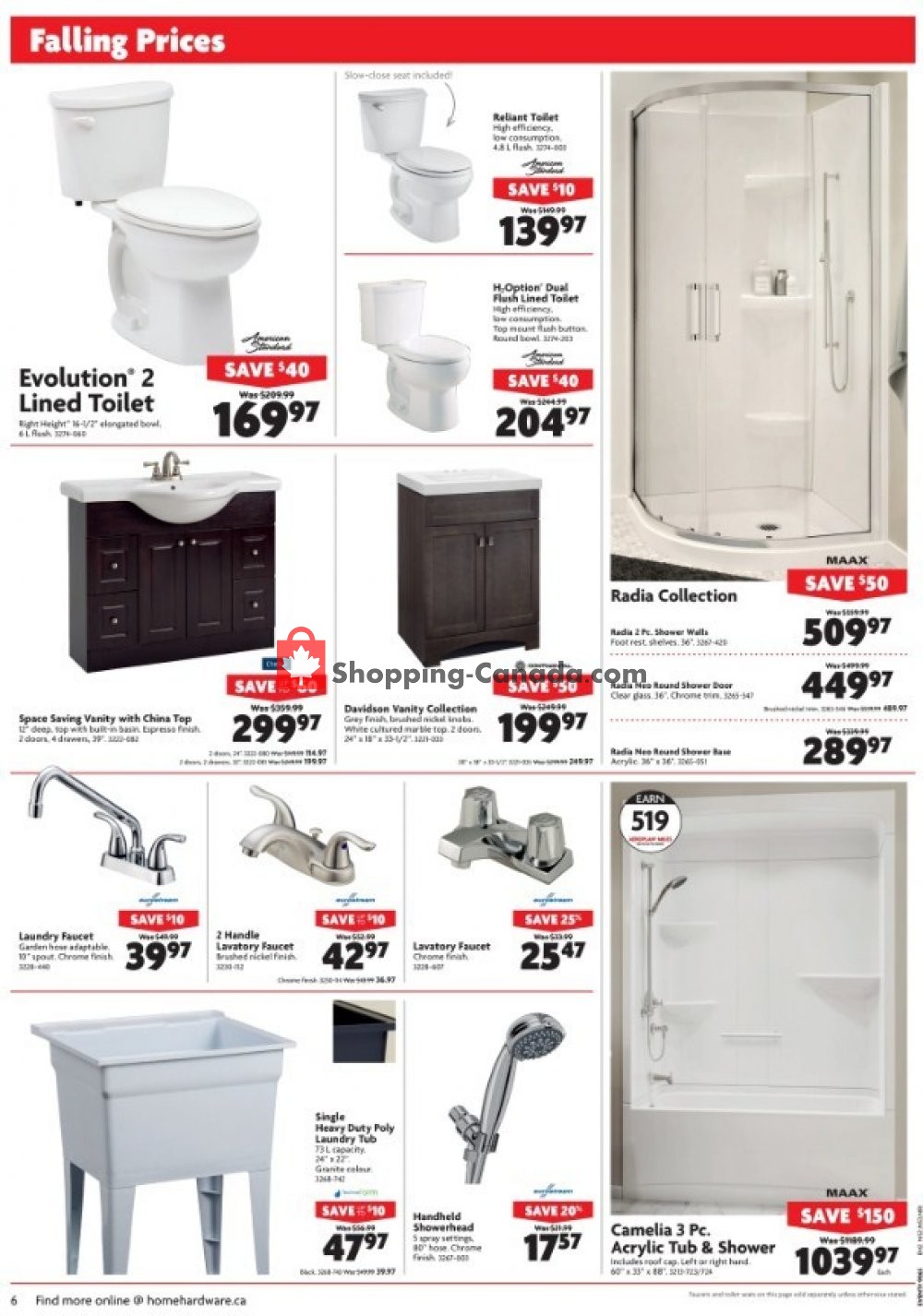 Home Hardware flyer from Wednesday October 24, 2018 to Tuesday October 30, 2018 - page 6