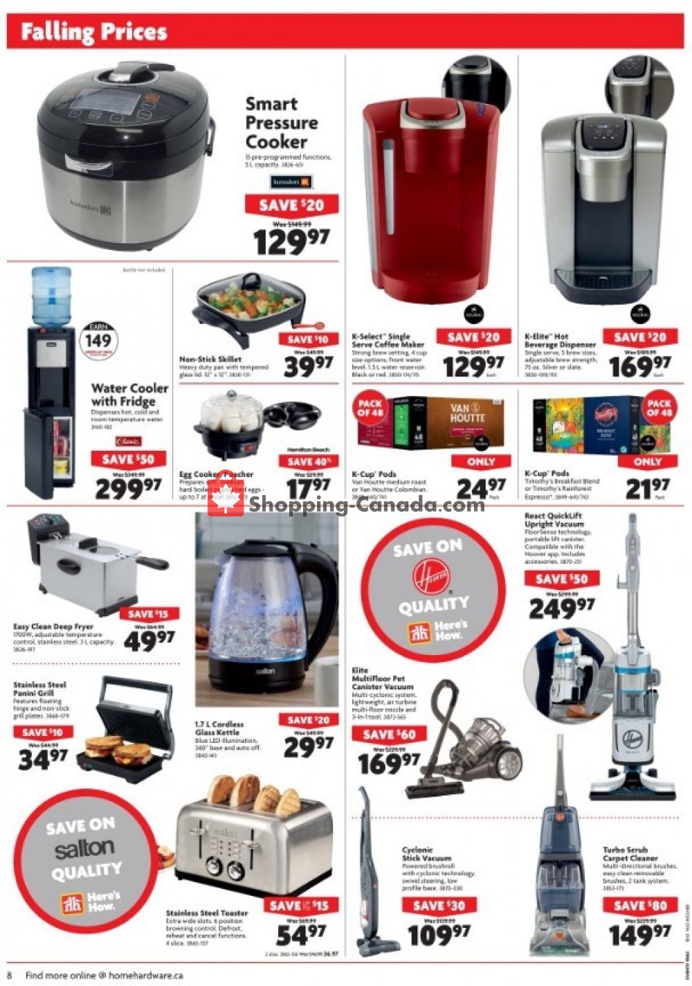 Home Hardware flyer from Wednesday October 24, 2018 to Tuesday October 30, 2018 - page 8