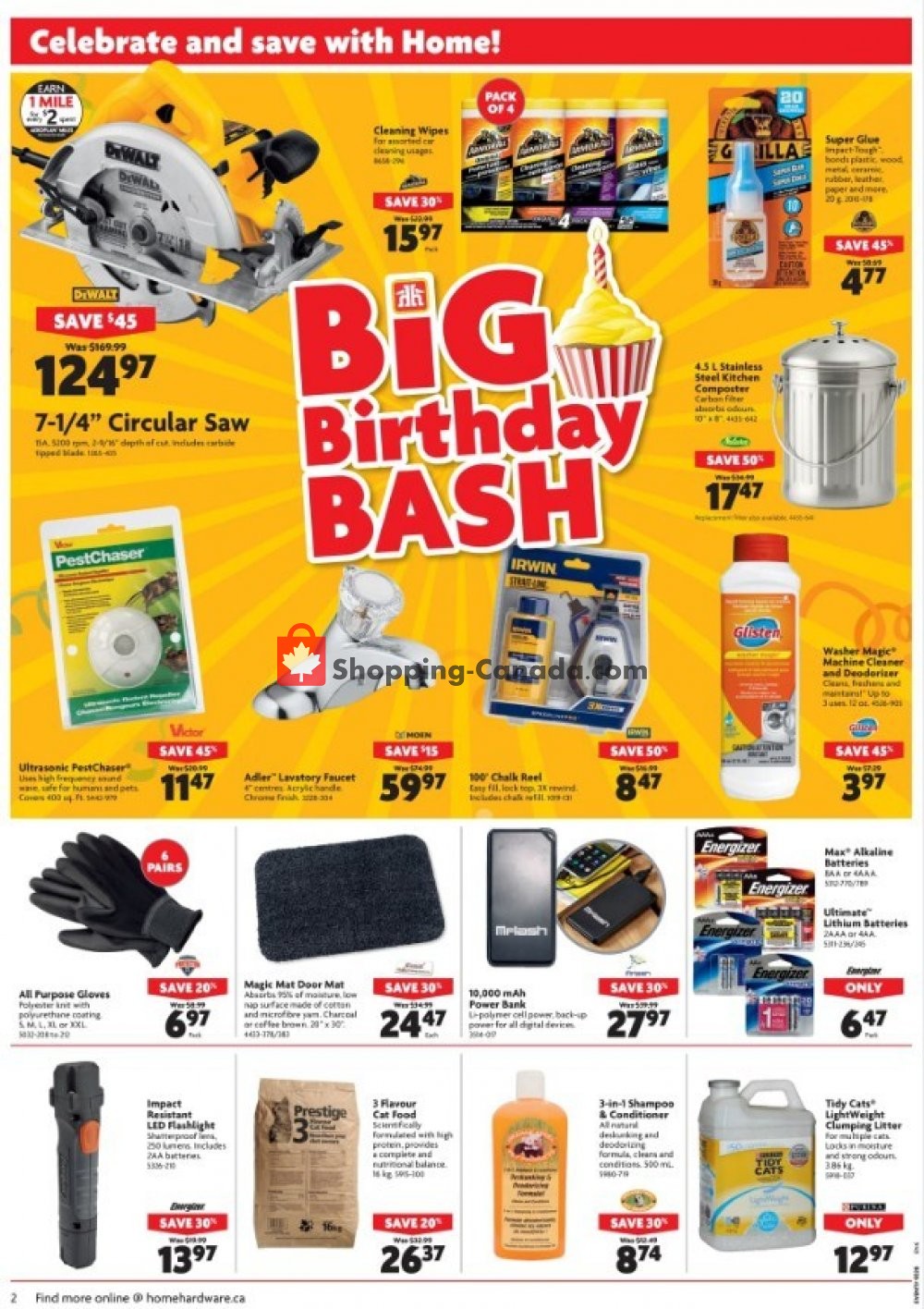 Home Hardware flyer from Wednesday October 17, 2018 to Tuesday October 23, 2018 - page 2