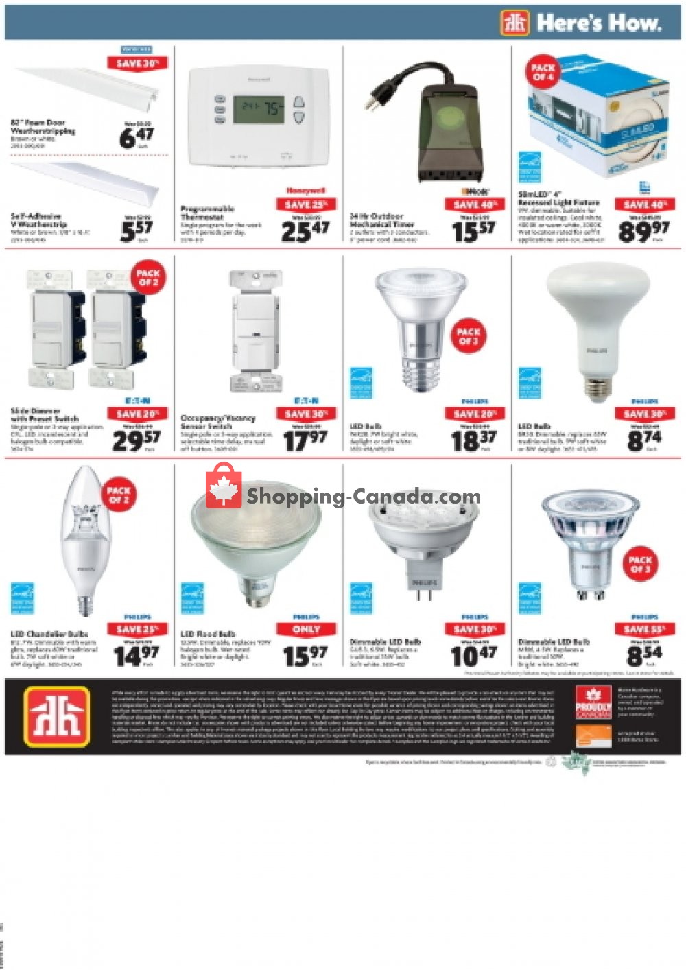 Home Hardware flyer from Wednesday October 3, 2018 to Tuesday October 9, 2018 - page 7