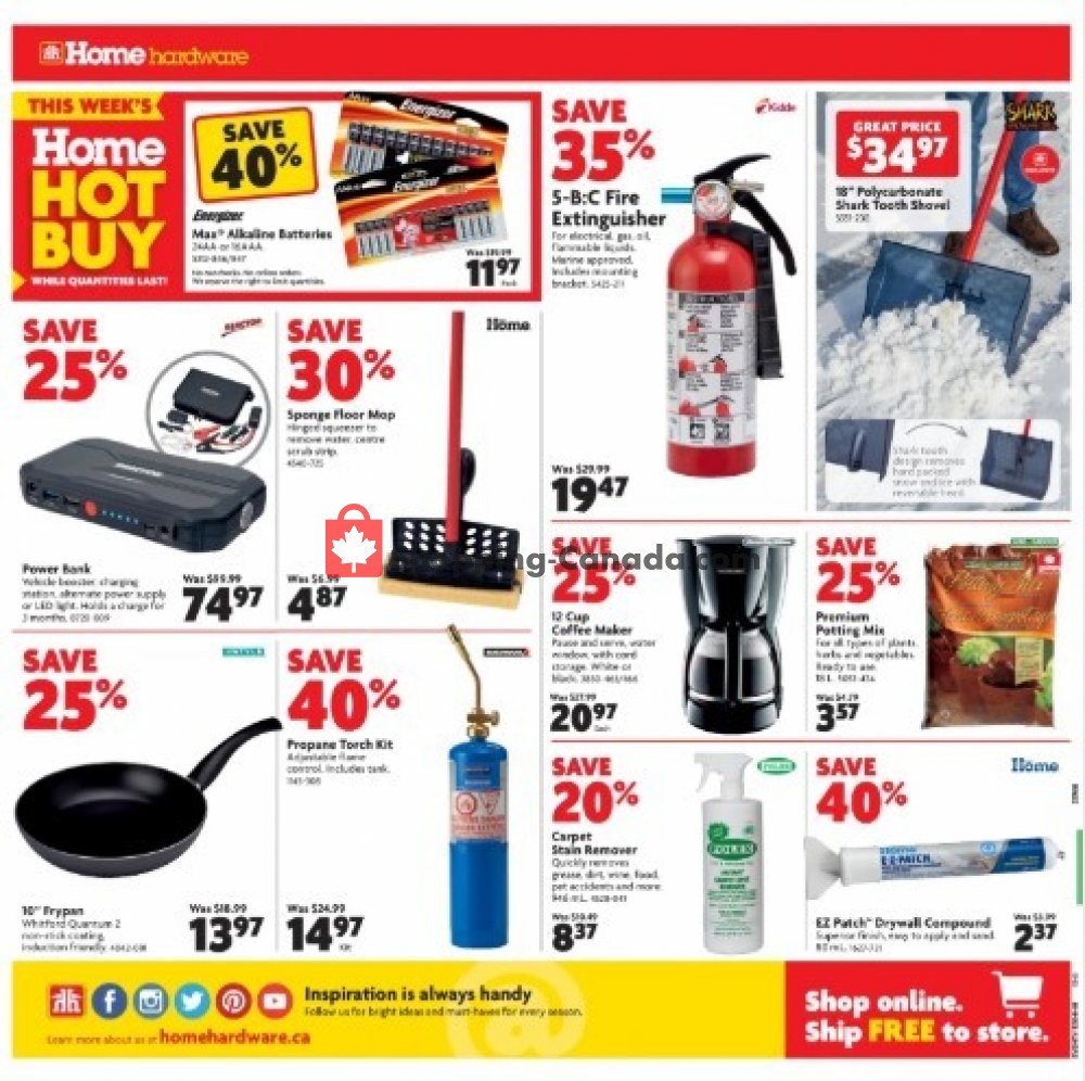Home Hardware flyer from Thursday February 6, 2020 to Wednesday February 12, 2020 - page 2