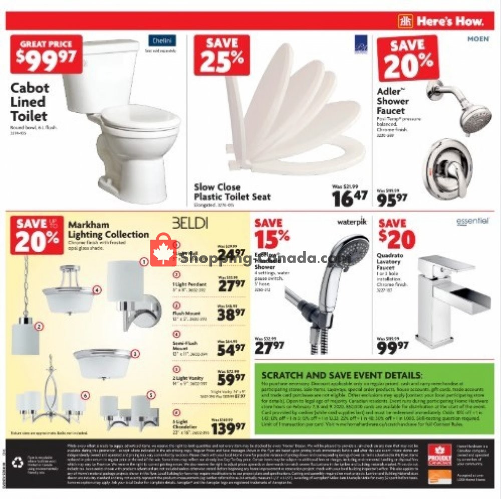 Home Hardware flyer from Thursday February 6, 2020 to Wednesday February 12, 2020 - page 8
