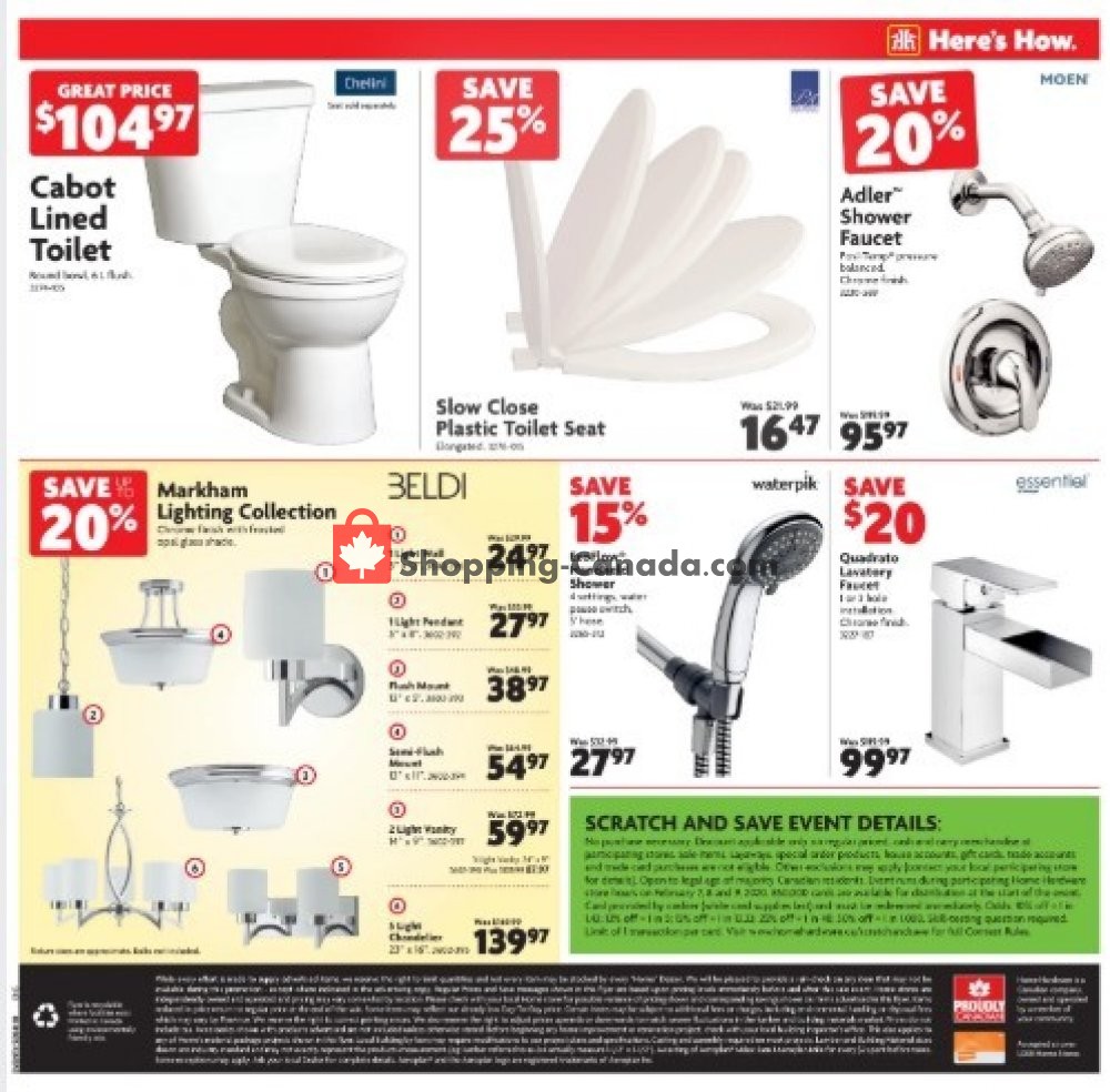 Home Hardware flyer from Thursday February 6, 2020 to Wednesday February 12, 2020 - page 8