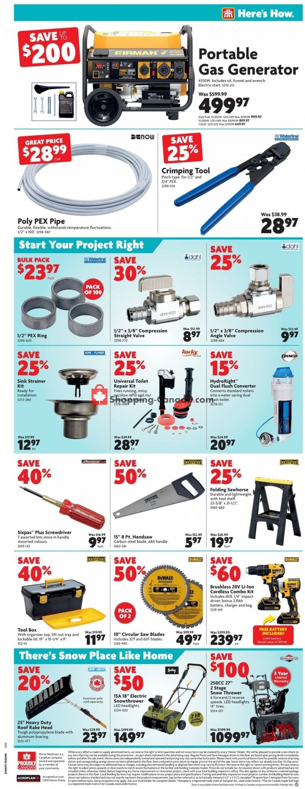 Home Hardware flyer from Thursday January 21, 2021 to Wednesday February 3, 2021 - page 7