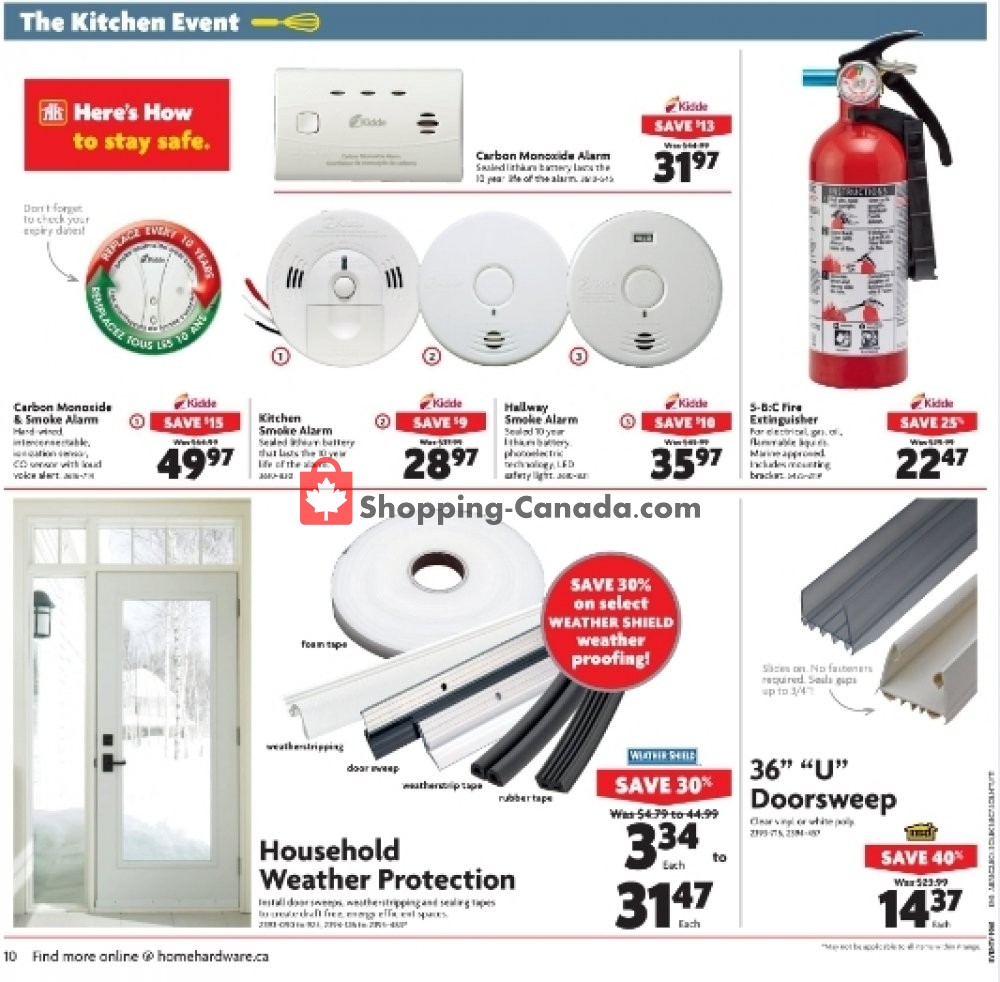 Home Hardware flyer from Wednesday September 26, 2018 to Tuesday October 2, 2018 - page 10