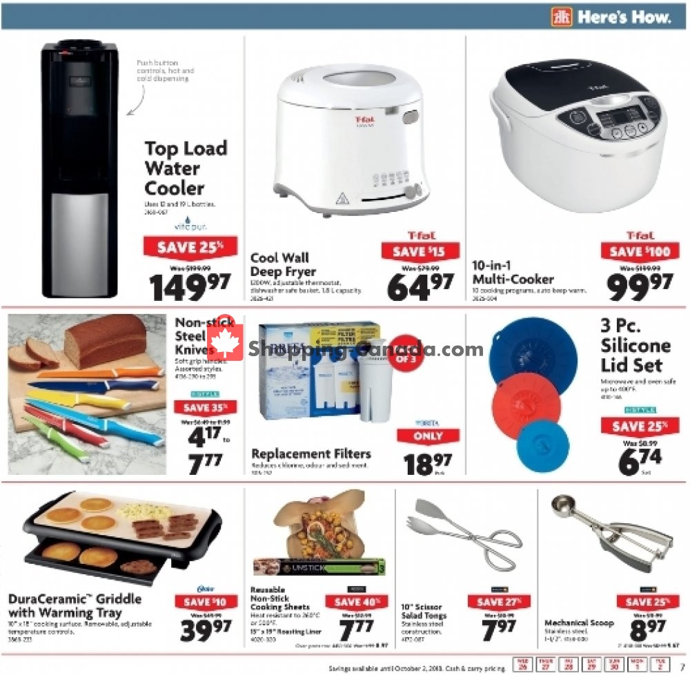 Home Hardware flyer from Wednesday September 26, 2018 to Tuesday October 2, 2018 - page 7
