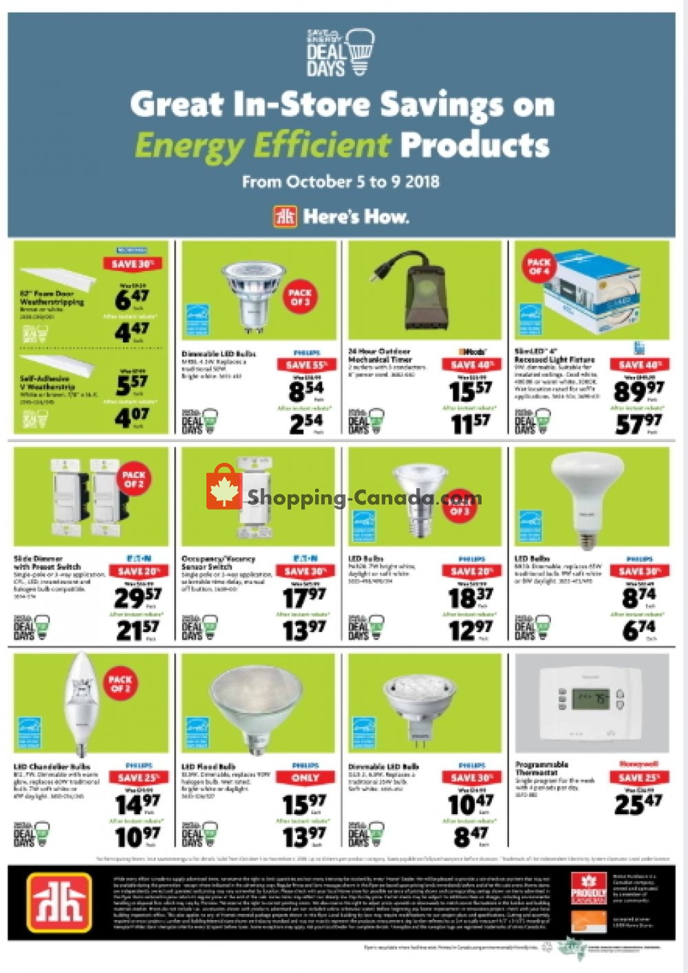 Home Hardware flyer from Wednesday October 3, 2018 to Tuesday October 9, 2018 - page 11