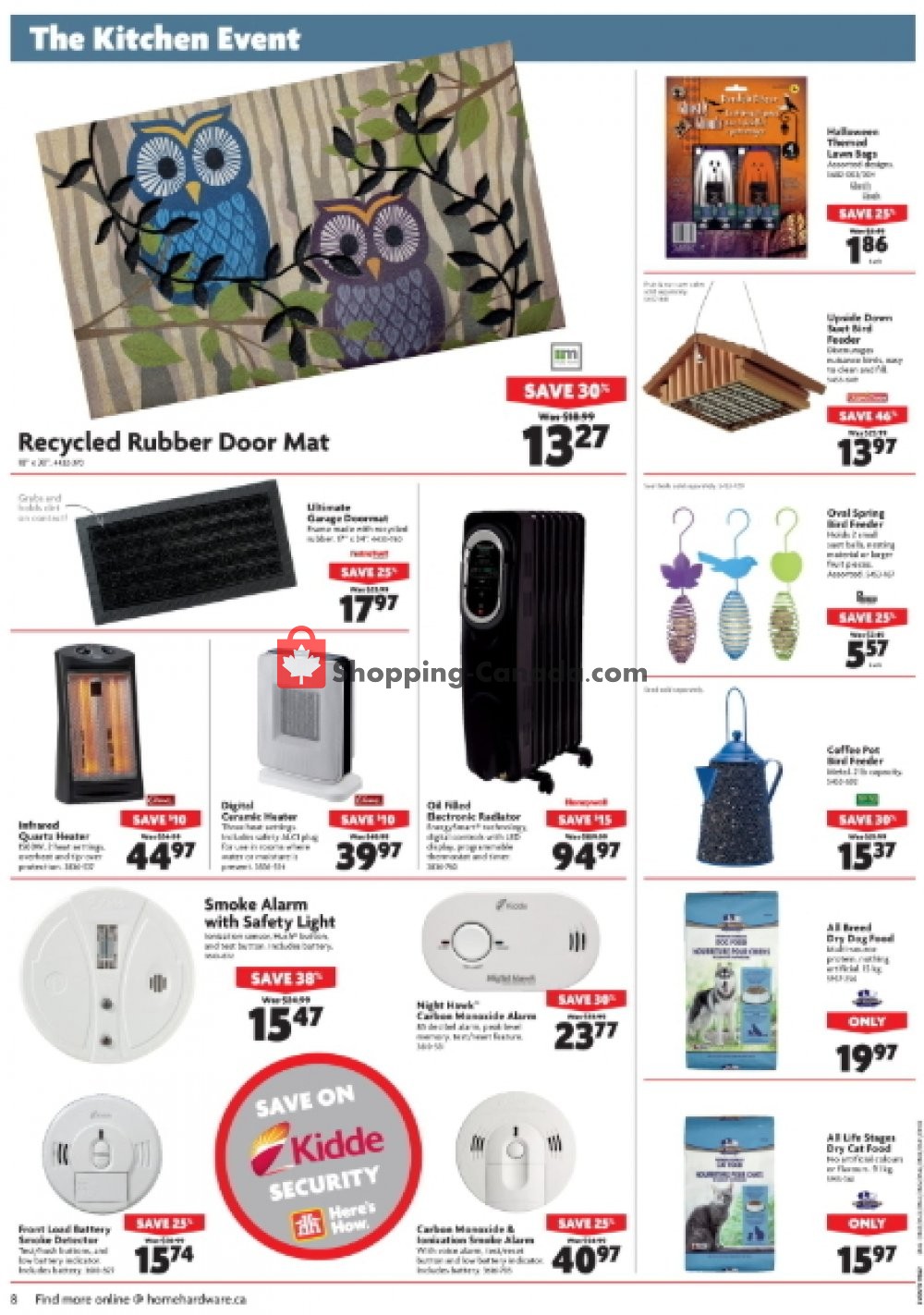 Home Hardware flyer from Wednesday October 3, 2018 to Tuesday October 9, 2018 - page 8