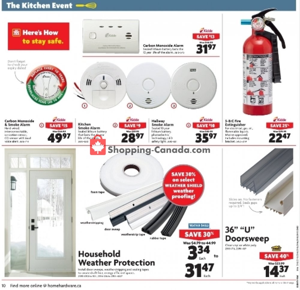 Home Hardware flyer from Wednesday September 26, 2018 to Tuesday October 2, 2018 - page 10