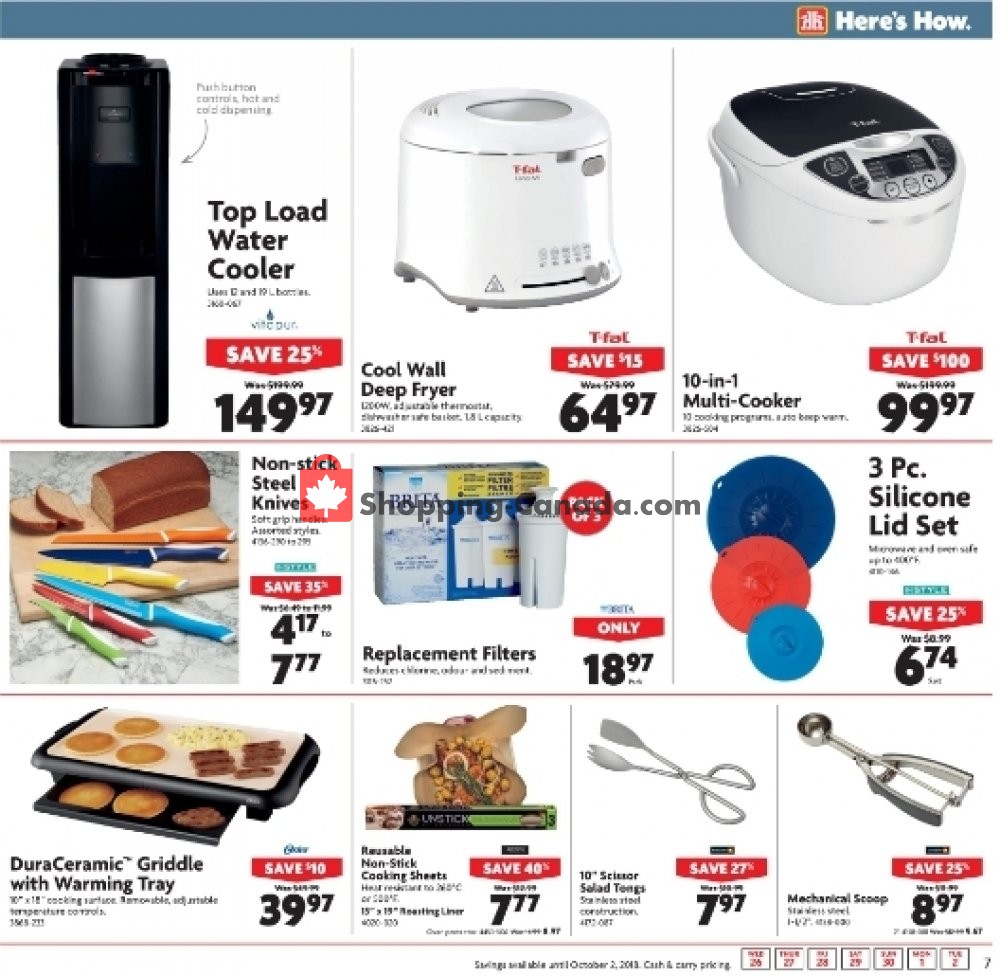 Home Hardware flyer from Wednesday September 26, 2018 to Tuesday October 2, 2018 - page 7