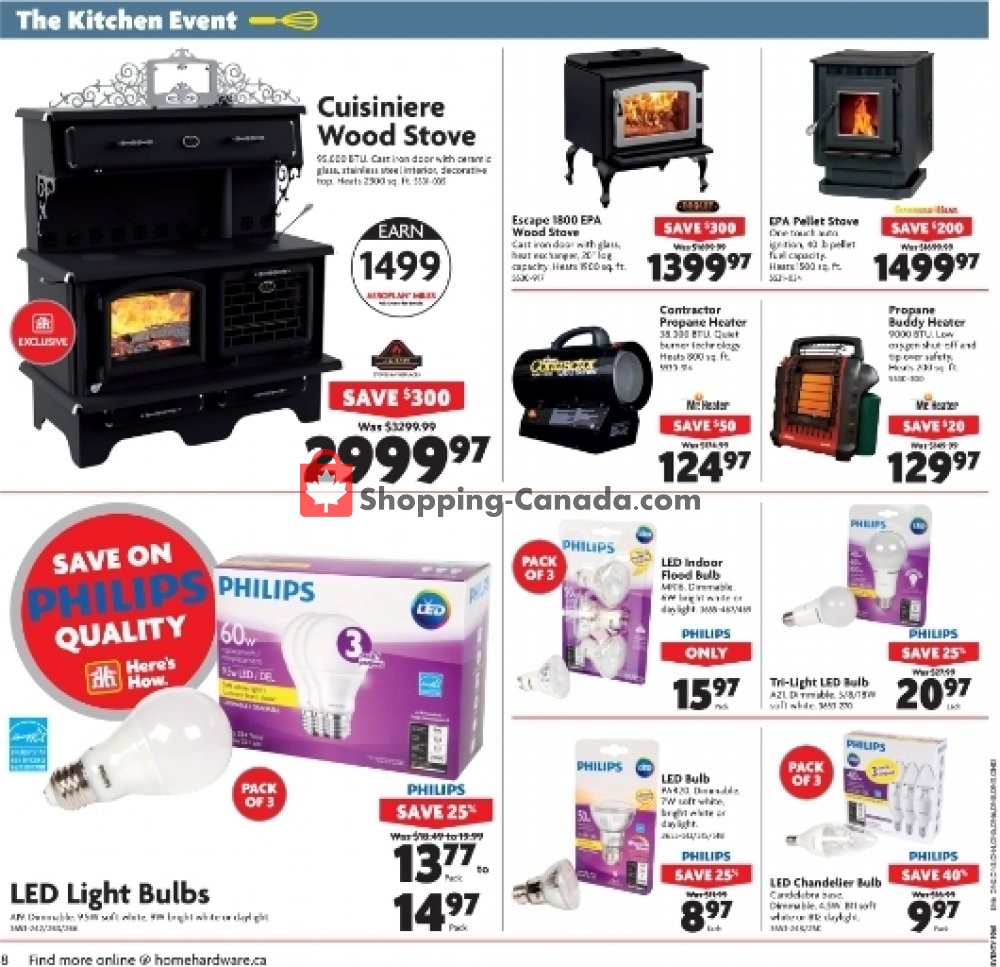 Home Hardware flyer from Wednesday September 26, 2018 to Tuesday October 2, 2018 - page 8