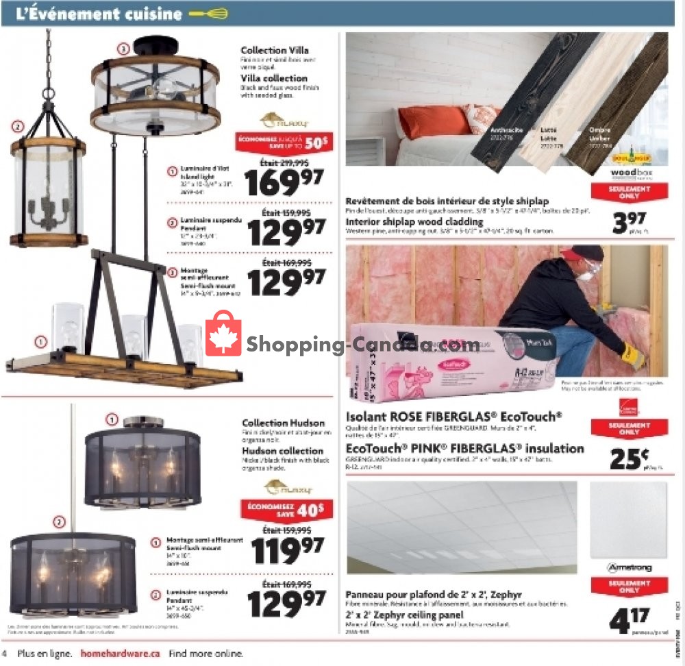 Home Hardware flyer from Wednesday September 26, 2018 to Tuesday October 2, 2018 - page 4