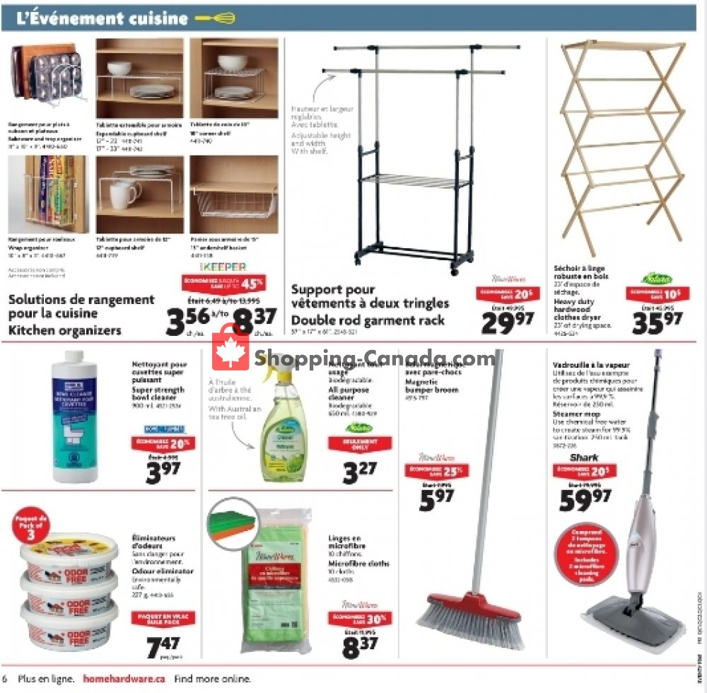Home Hardware flyer from Wednesday September 26, 2018 to Tuesday October 2, 2018 - page 6