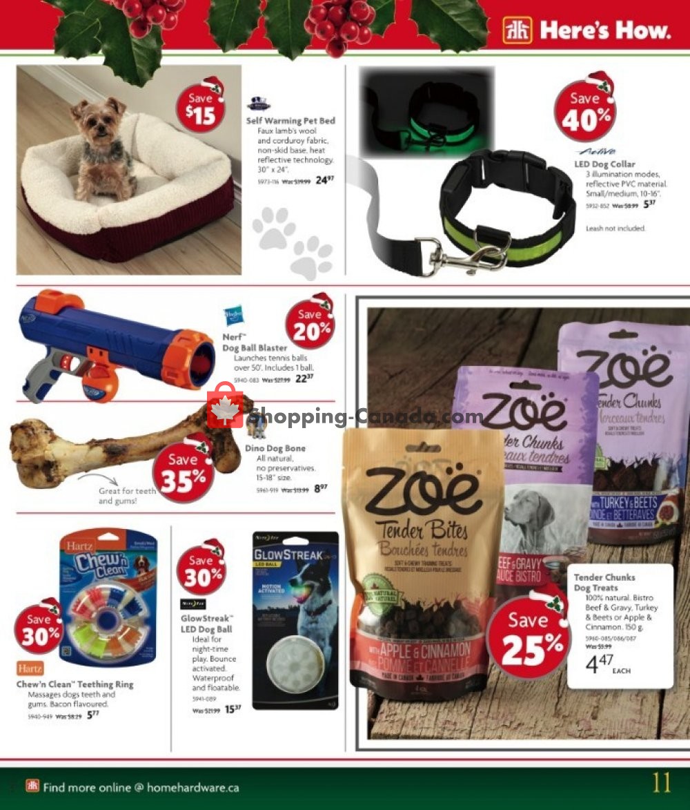 Home Hardware flyer from Wednesday October 31, 2018 to Tuesday December 11, 2018 - page 11