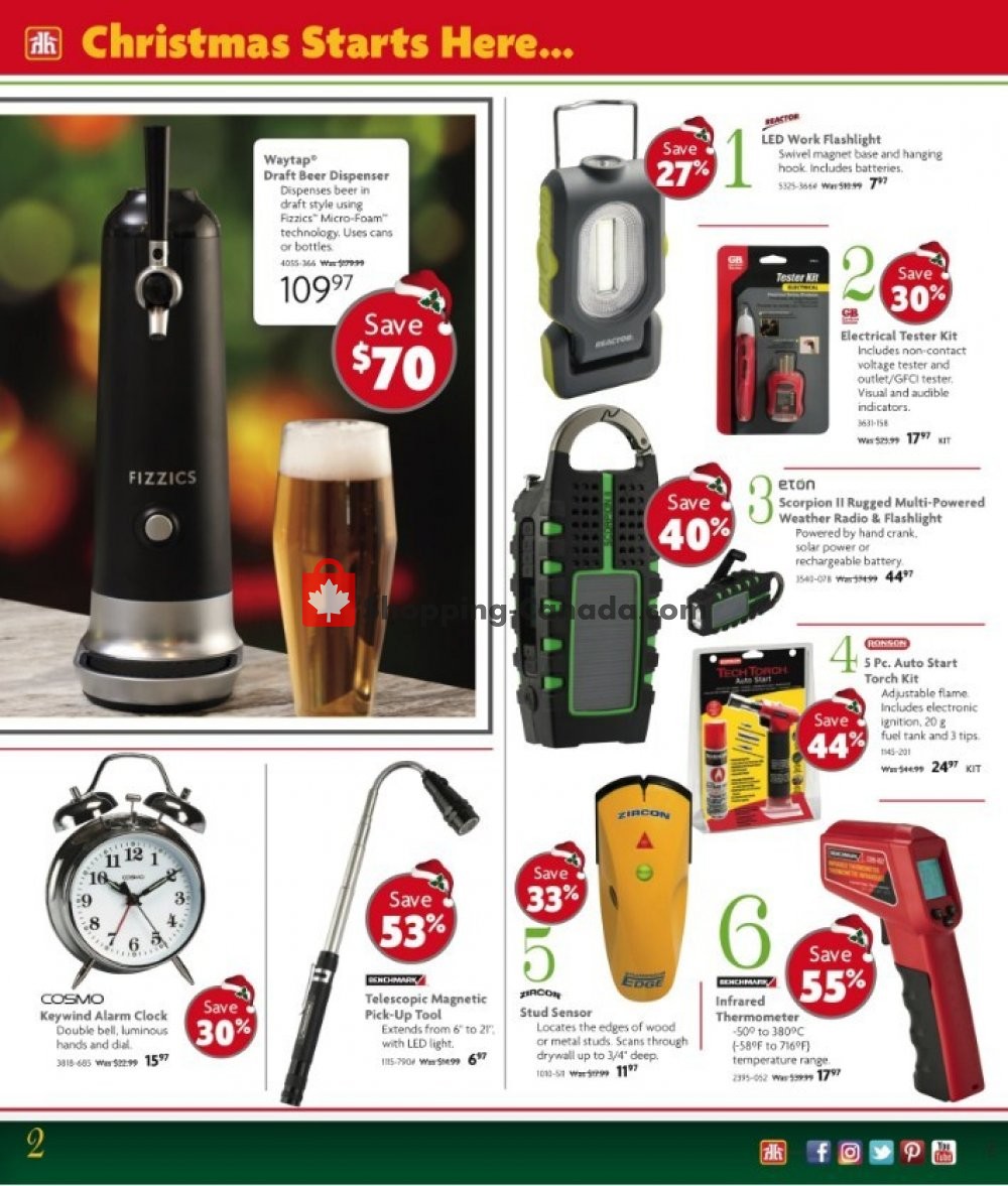 Home Hardware flyer from Wednesday October 31, 2018 to Tuesday December 11, 2018 - page 2