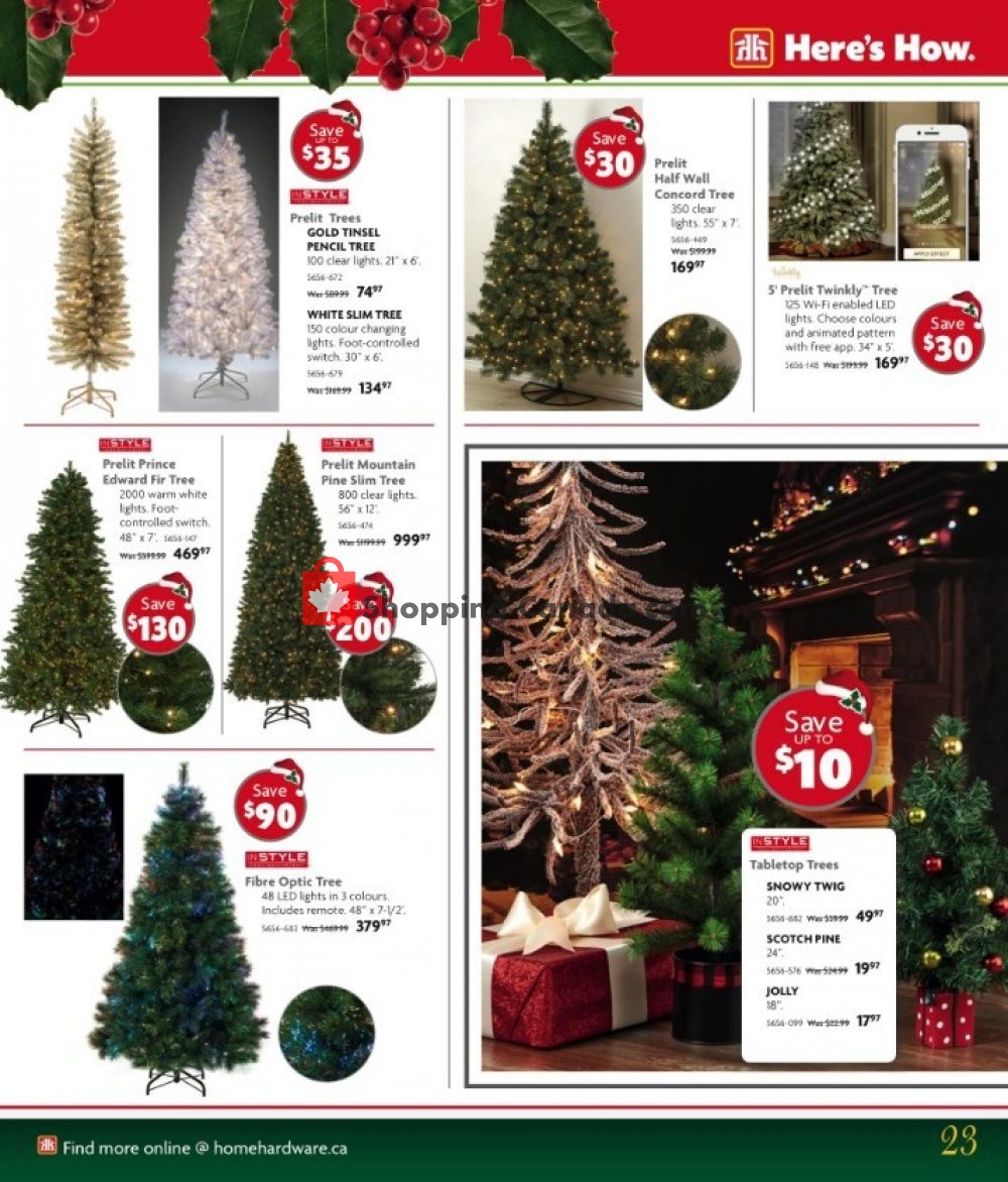Home Hardware flyer from Wednesday October 31, 2018 to Tuesday December 11, 2018 - page 23