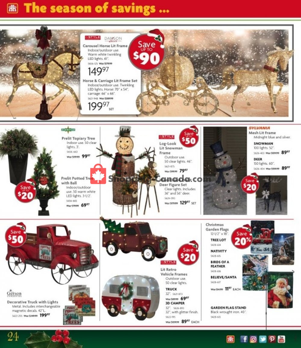 Home Hardware flyer from Wednesday October 31, 2018 to Tuesday December 11, 2018 - page 24