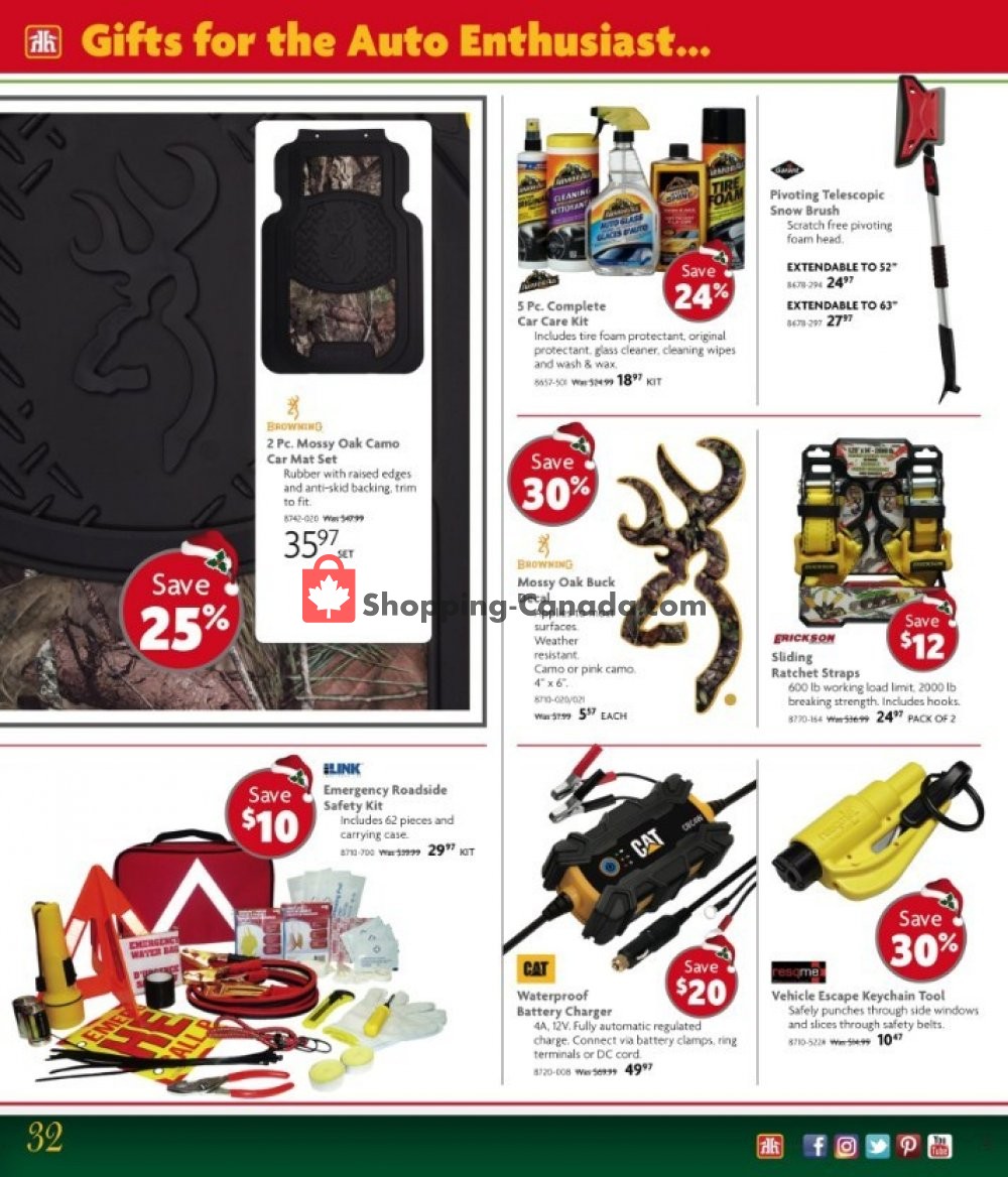 Home Hardware flyer from Wednesday October 31, 2018 to Tuesday December 11, 2018 - page 32