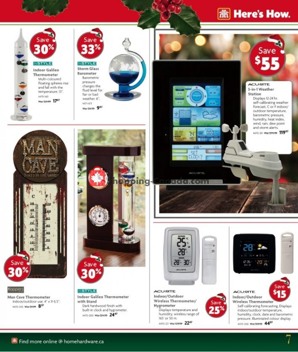 Home Hardware flyer from Wednesday October 31, 2018 to Tuesday December 11, 2018 - page 7