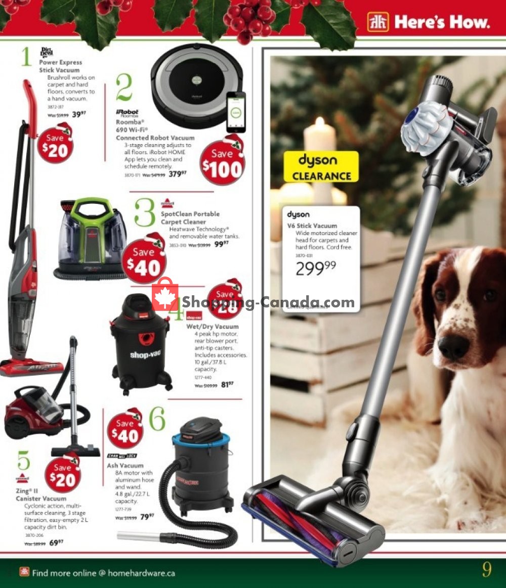 Home Hardware flyer from Wednesday October 31, 2018 to Tuesday December 11, 2018 - page 9