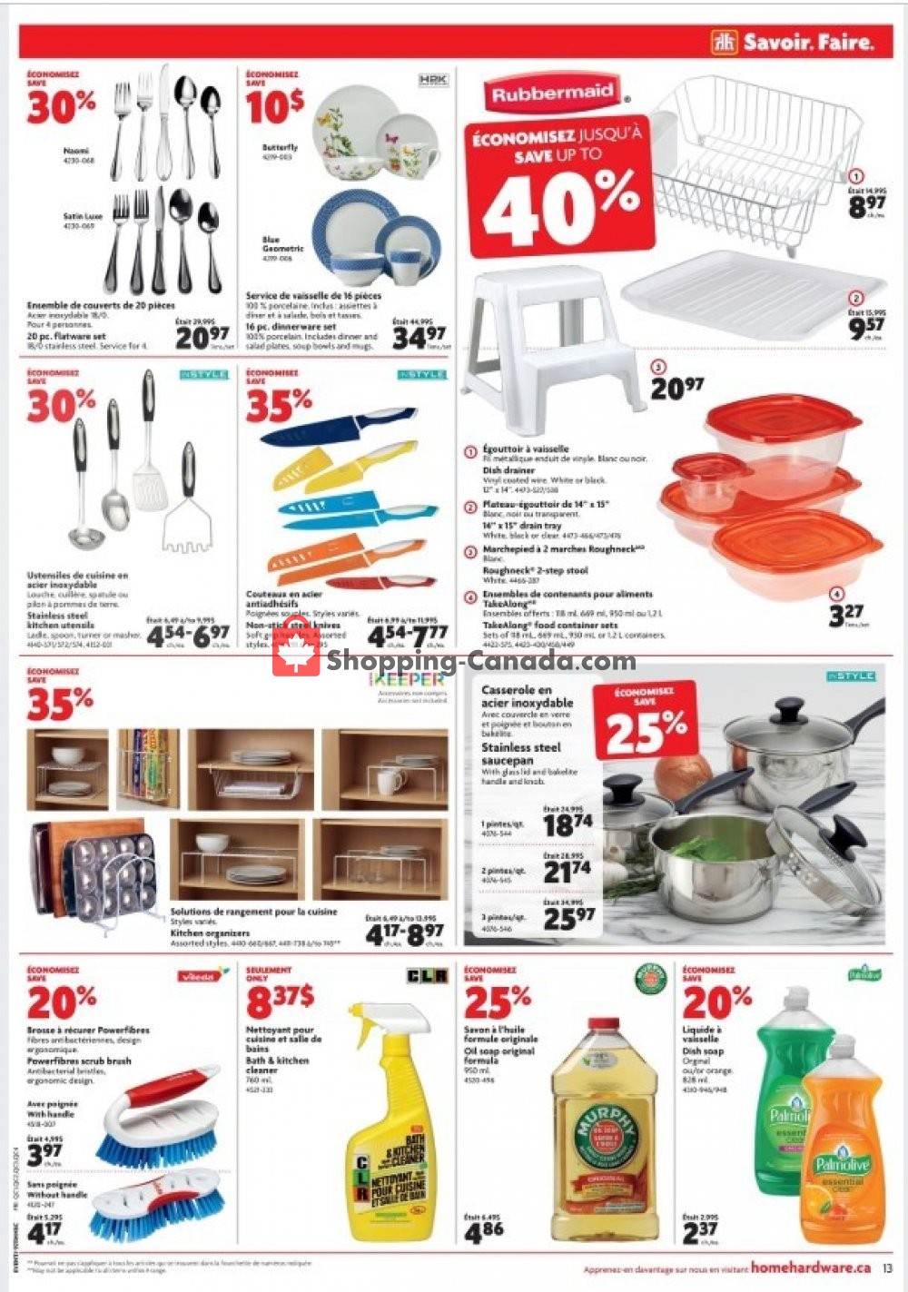 Home Hardware flyer from Thursday April 18, 2019 to Wednesday April 24, 2019 - page 14