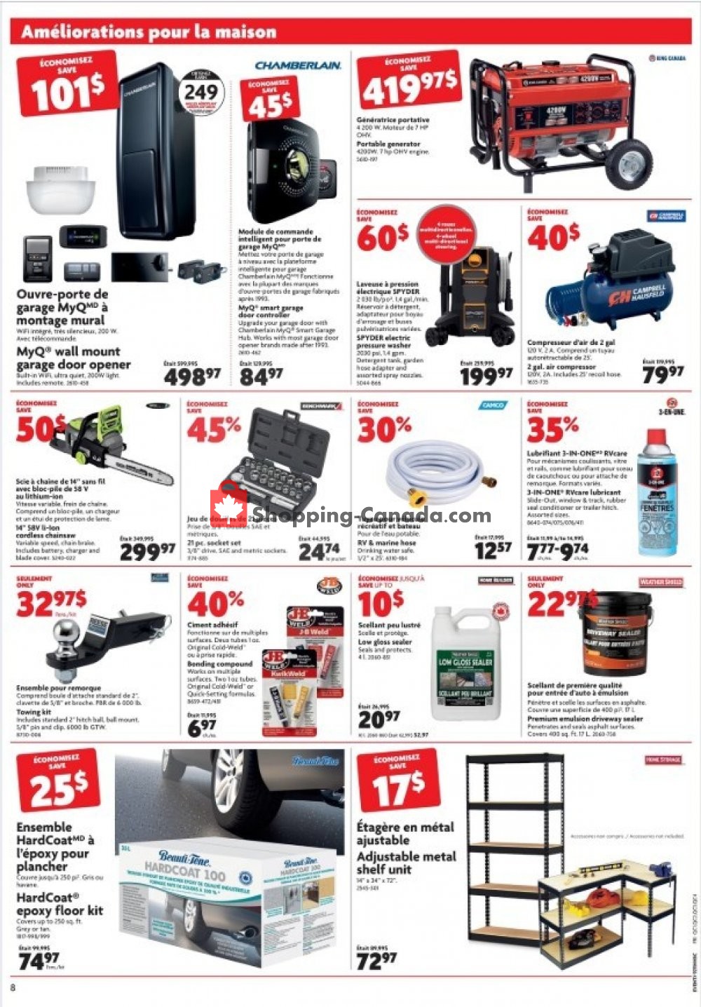 Home Hardware flyer from Thursday April 18, 2019 to Wednesday April 24, 2019 - page 9