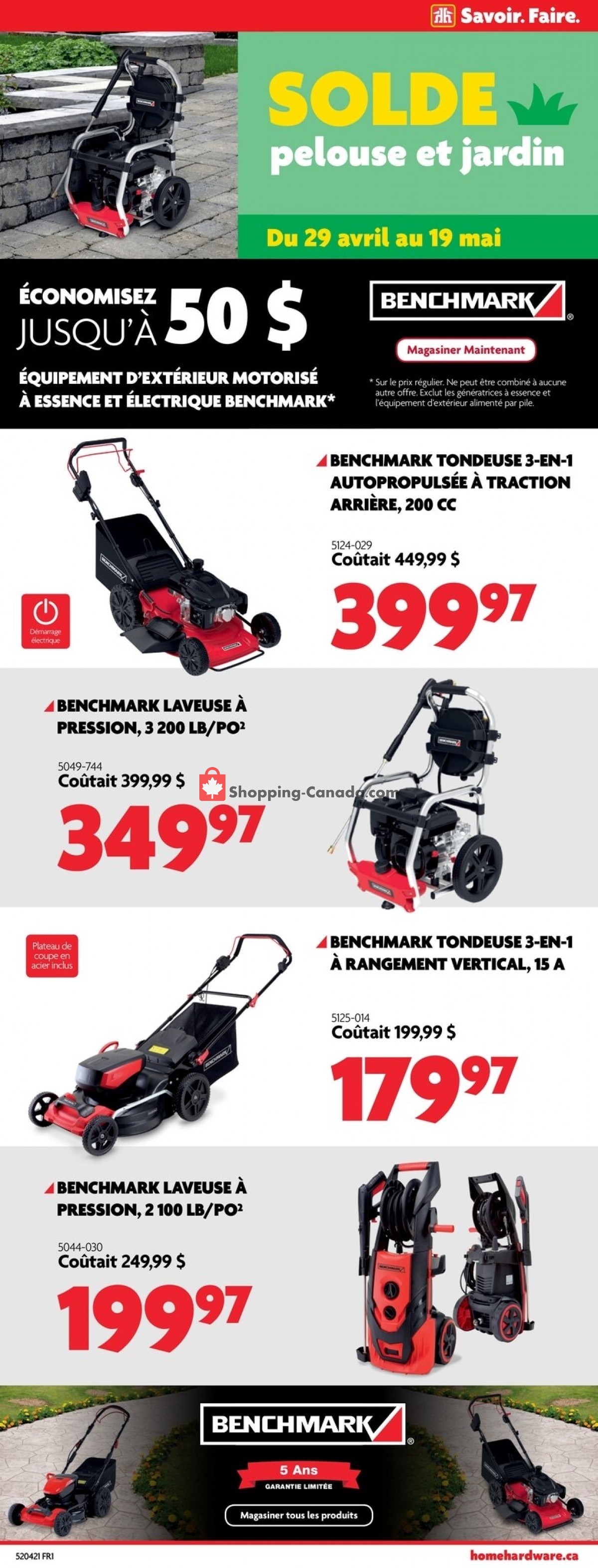 Home Hardware flyer from Thursday April 29, 2021 to Wednesday May 5, 2021 - page 12