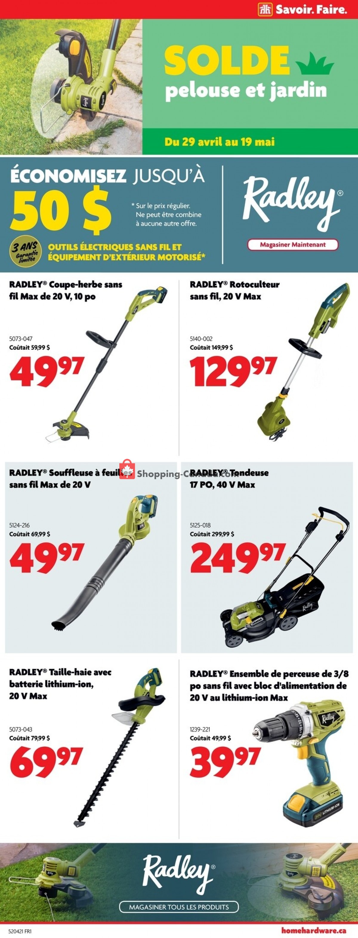 Home Hardware flyer from Thursday April 29, 2021 to Wednesday May 5, 2021 - page 13
