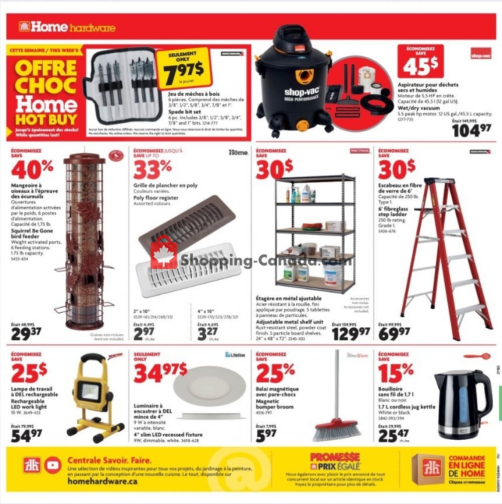 Home Hardware flyer from Thursday February 21, 2019 to Wednesday February 27, 2019 - page 2