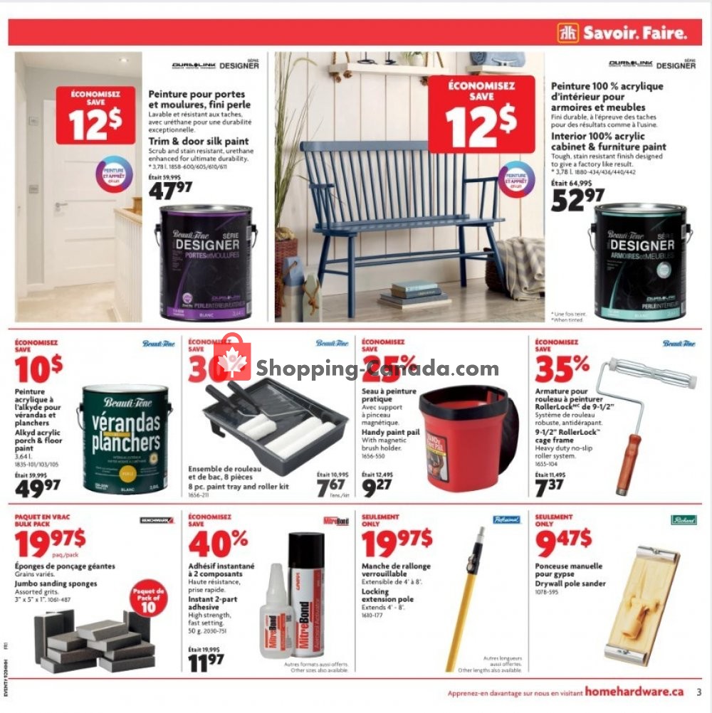 Home Hardware flyer from Thursday February 21, 2019 to Wednesday February 27, 2019 - page 4