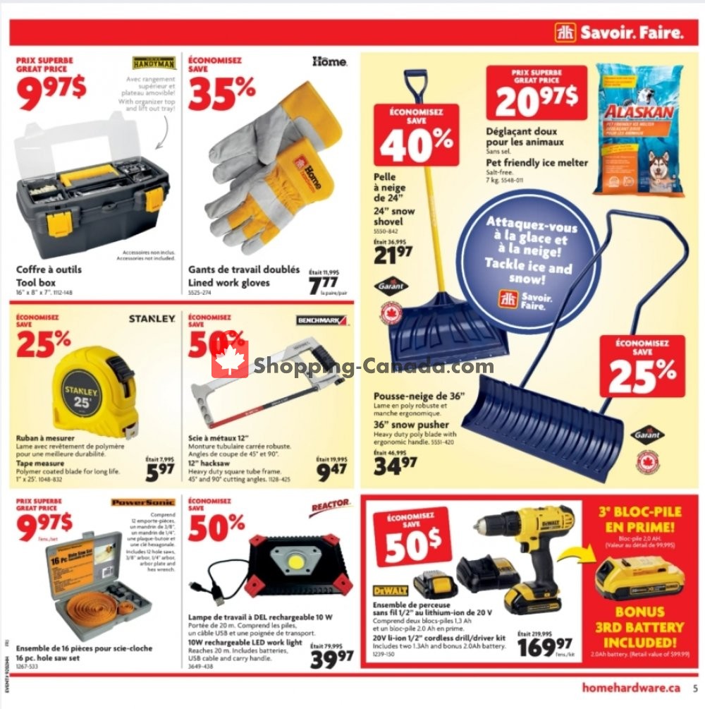 Home Hardware flyer from Thursday January 14, 2021 to Wednesday January 20, 2021 - page 6